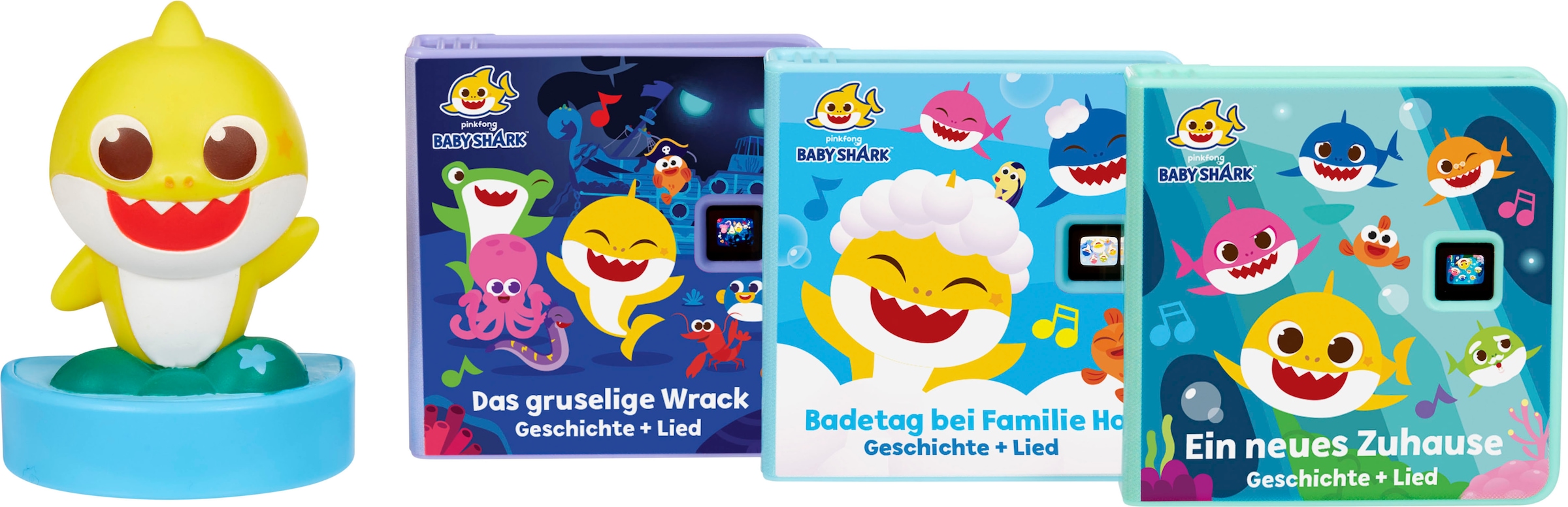 Little Tikes® Cassette de feuilleton audio »Story Dream Machine, Grosser Hai, Kleiner Hai Familien-Kollektion« passend für Story Dream Machine