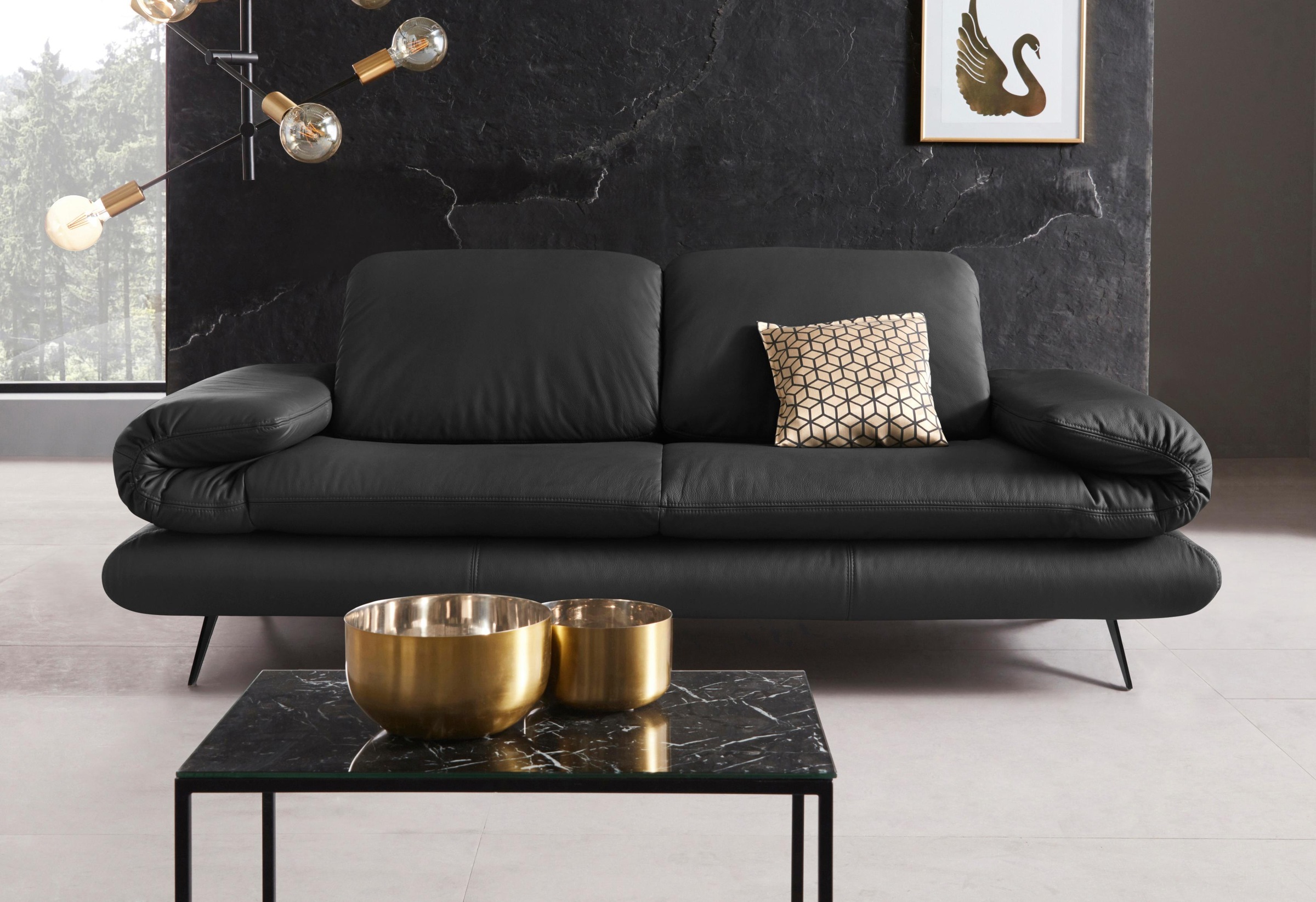 Image of Places of Style 2-Sitzer »Milano«, Sitzbreite je Sitz 65 cm, wahlweise mit Rücken- + Armfunktion bei Ackermann Versand Schweiz