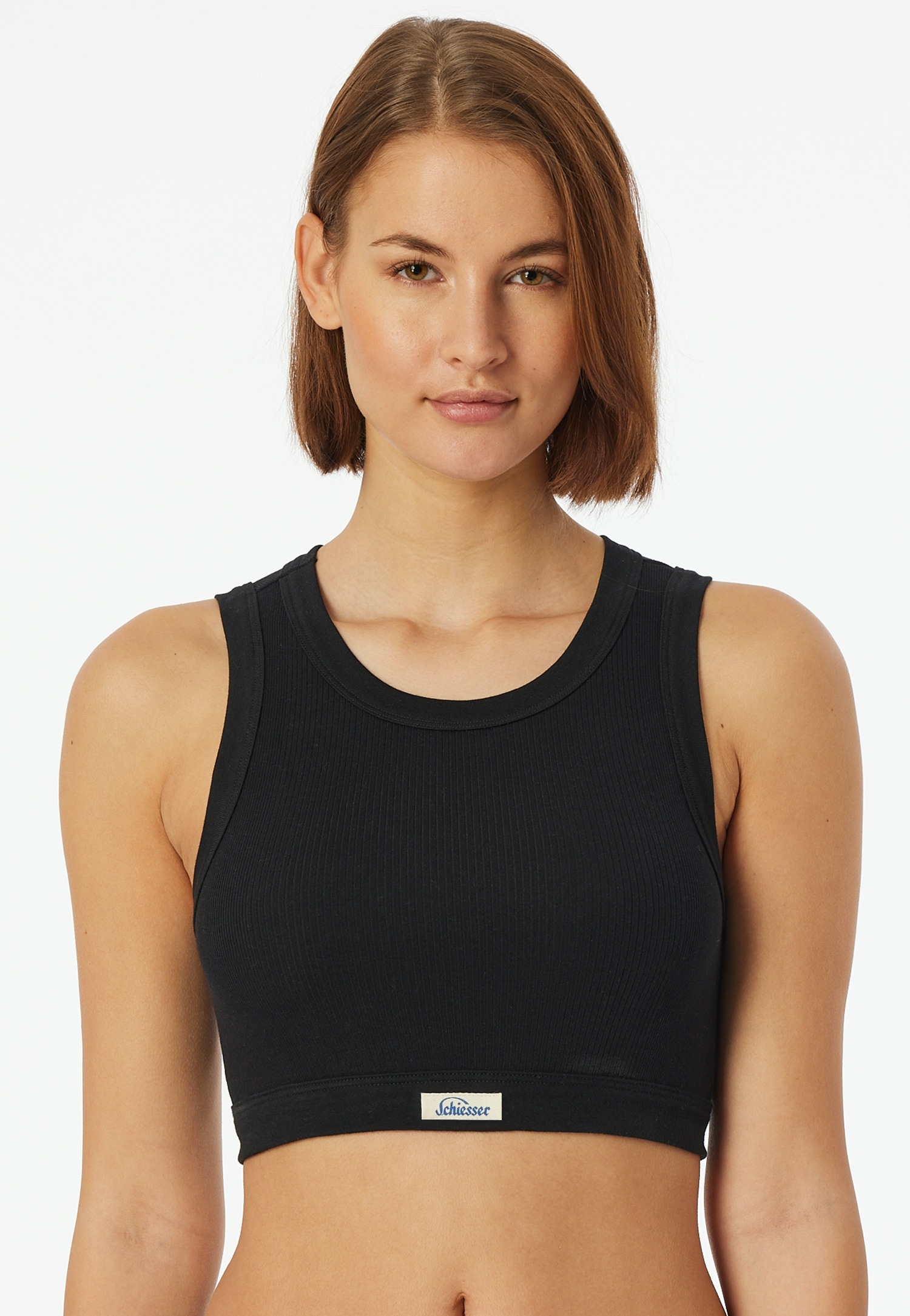 Schiesser Bustier »Revival Kollektion "Paula"«, Breite Abschlüsse an Dekolleté und Armausschnitt