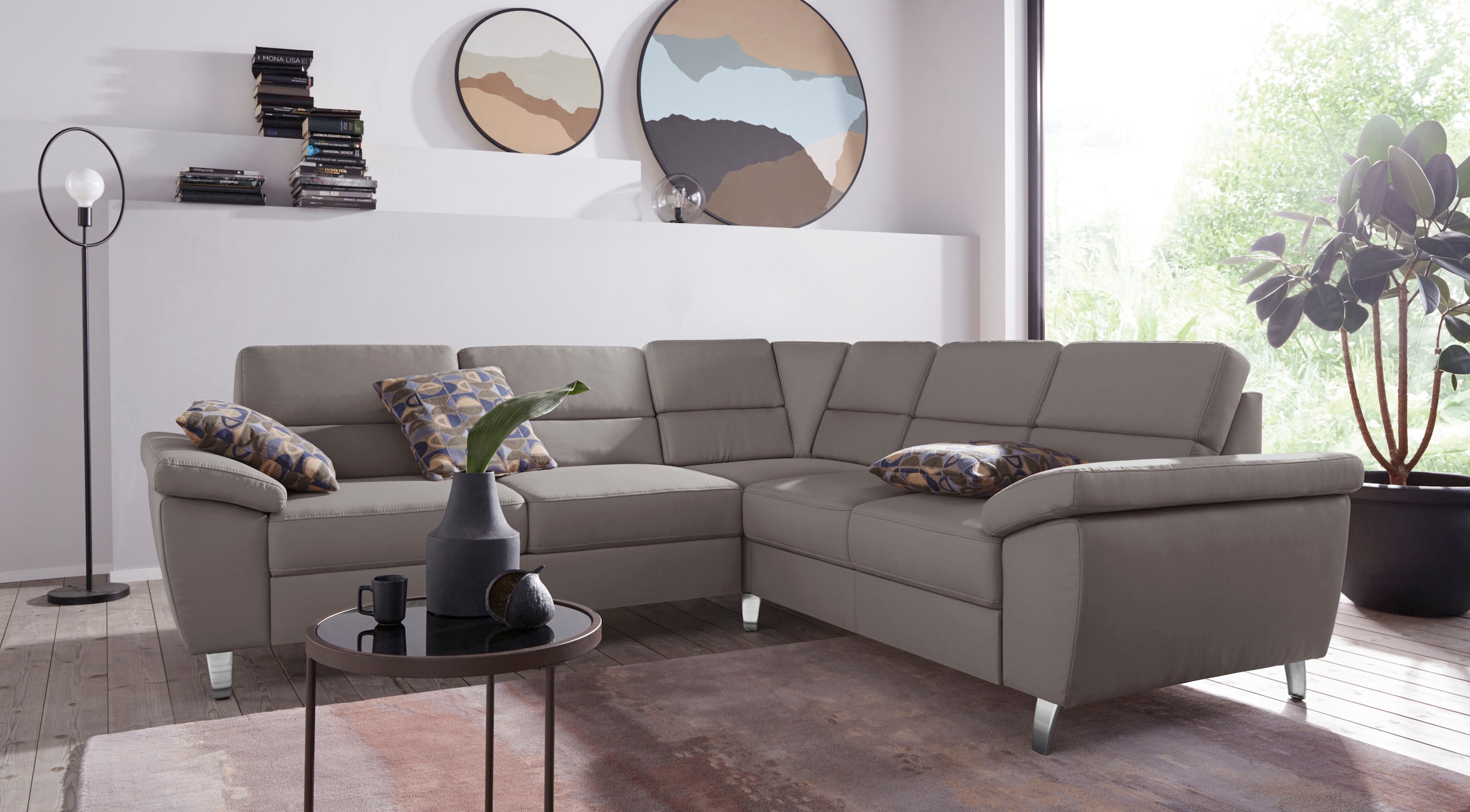 sit&more Ecksofa »Sorano L-Form«, wahlweise mit Bett- und Relaxfunktion, inkl. Bettkasten