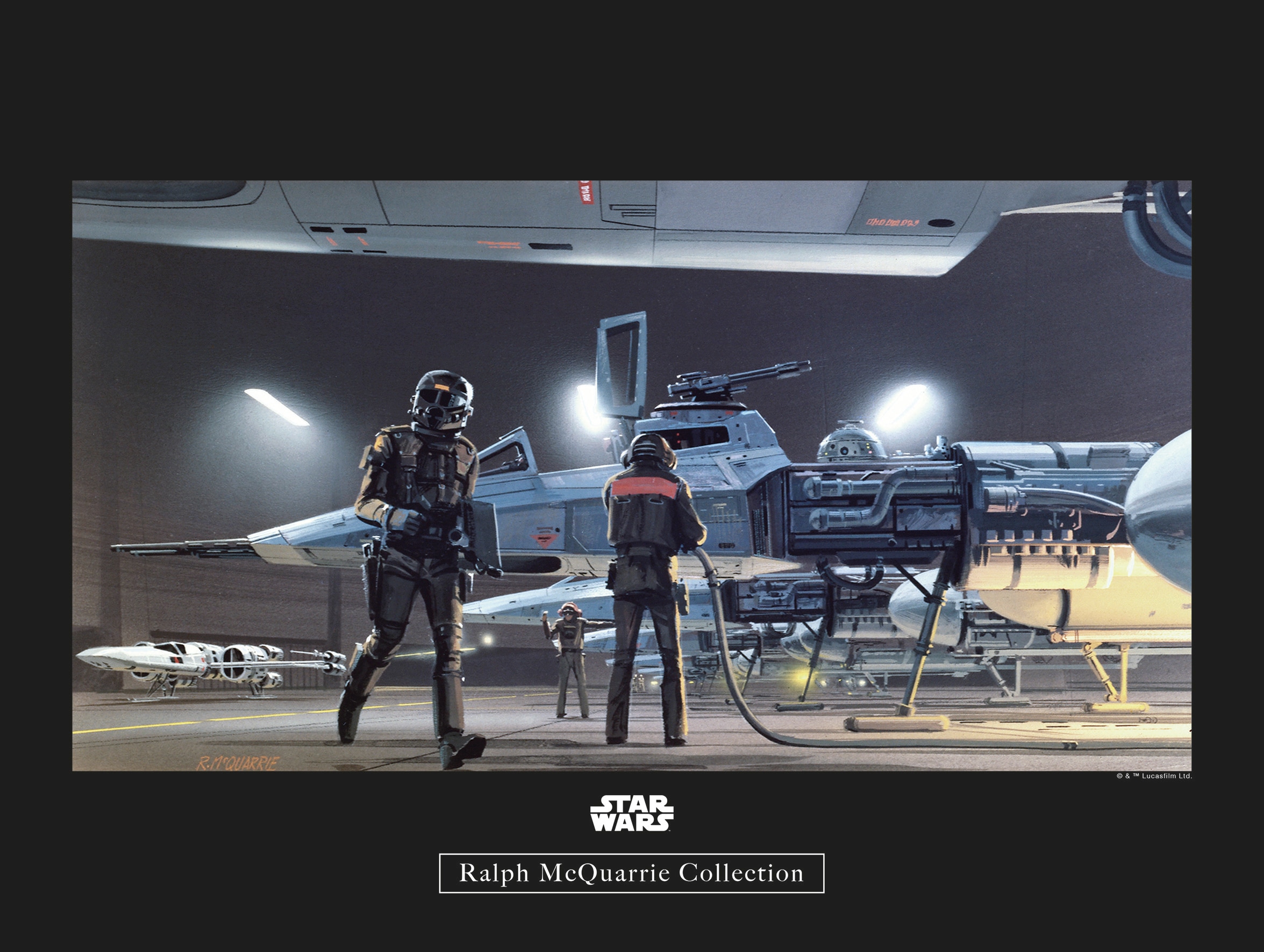 Poster »Star Wars Classic RMQ Yavin Y-Wing«, Star Wars, (1 St.), Kinderzimmer,...