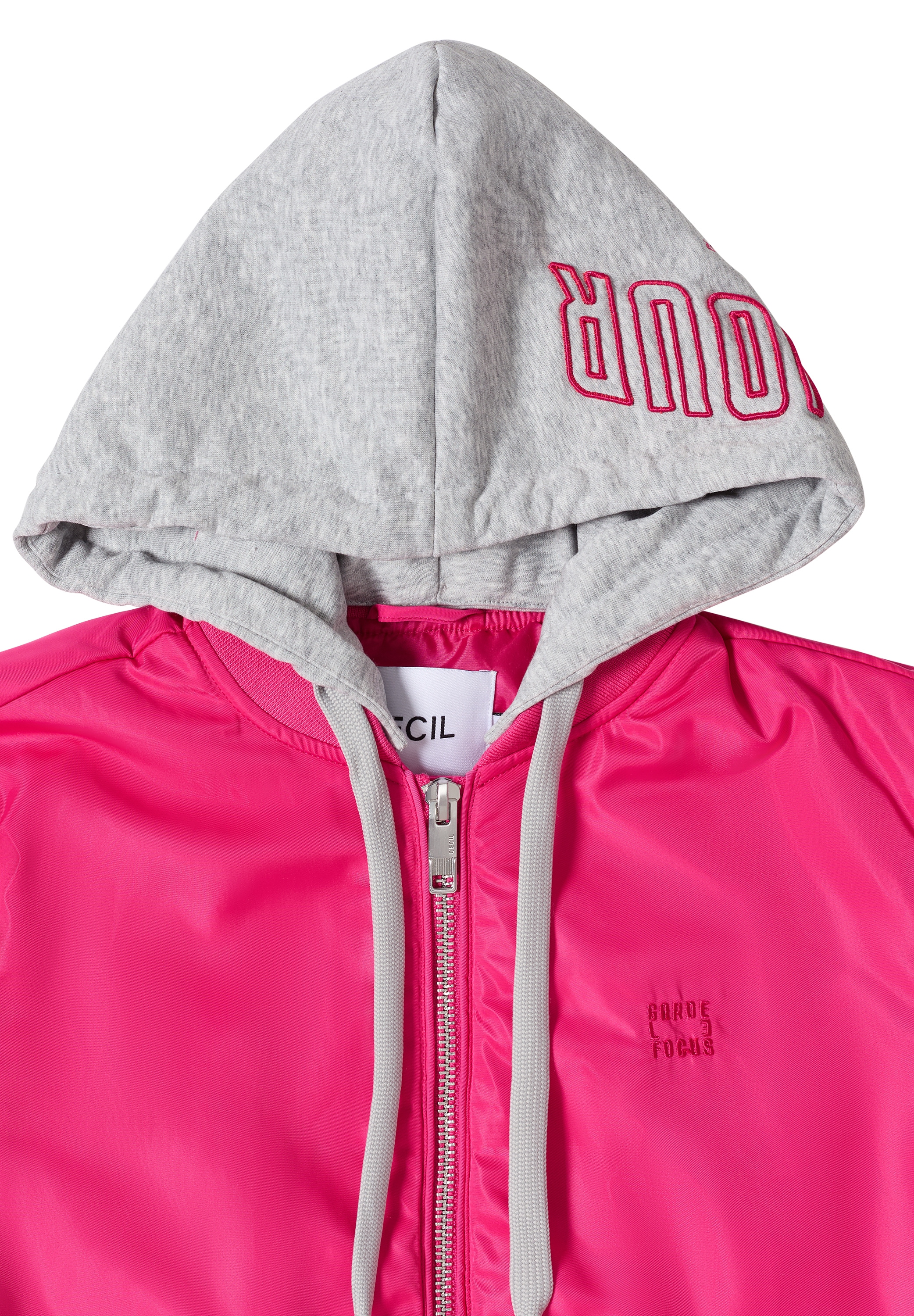 Cecil Blouson mit Kapuze mit  abnehmbarer Sweat-Kapuze