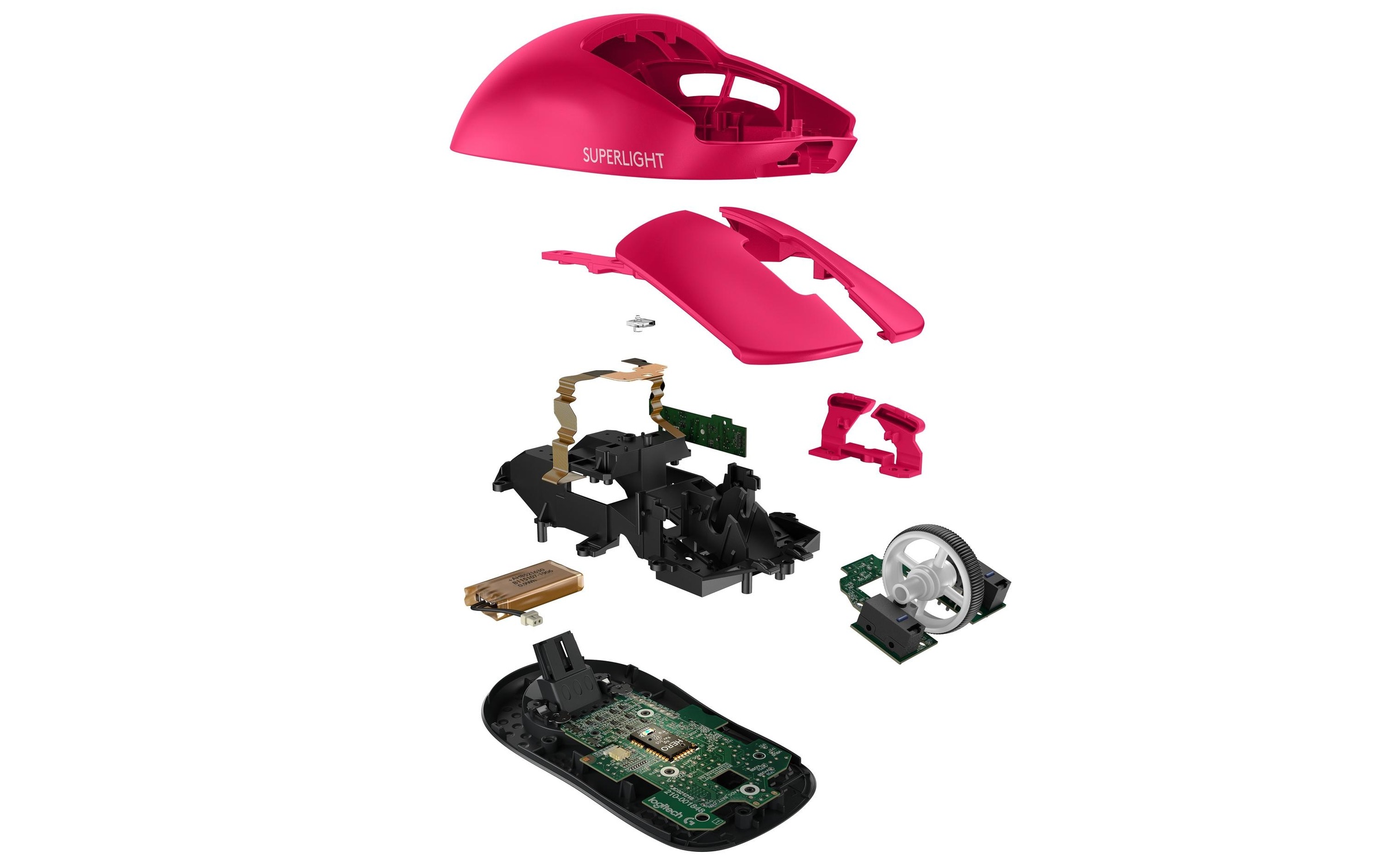 Logitech Gaming-Maus »Logitech PRO X SUPERLIGHT pink«, kabellos