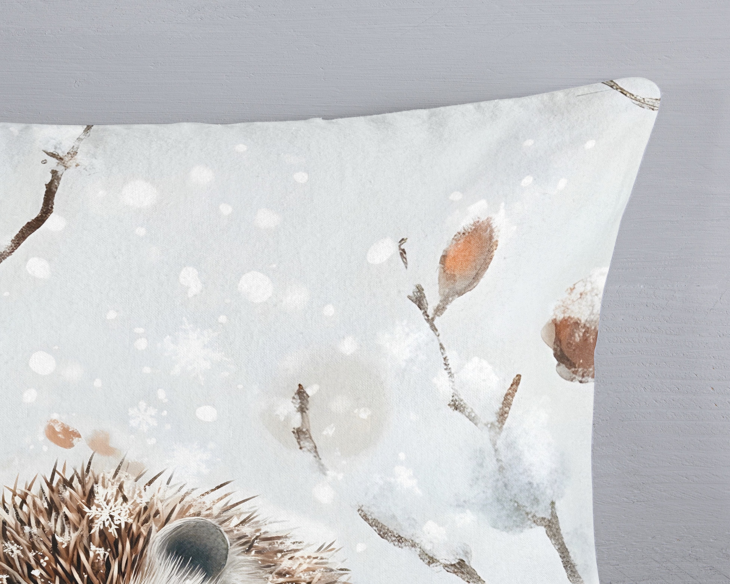 good morning Linge de lit pour enfants »Jussi« 2 cuis tlg. Flanell Biber, 135x200, Warm, Reissverschluss, Wende, Kind, Igel