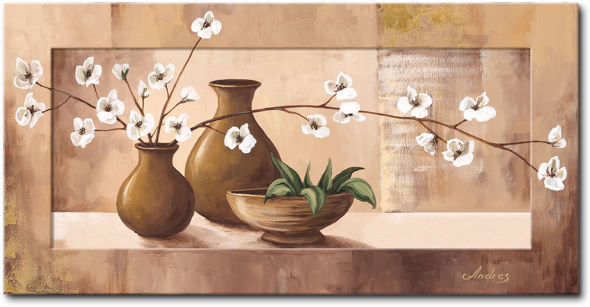 Image of Artland Wandbild »Stillleben«, Vasen & Töpfe, (1 St.) bei Ackermann Versand Schweiz