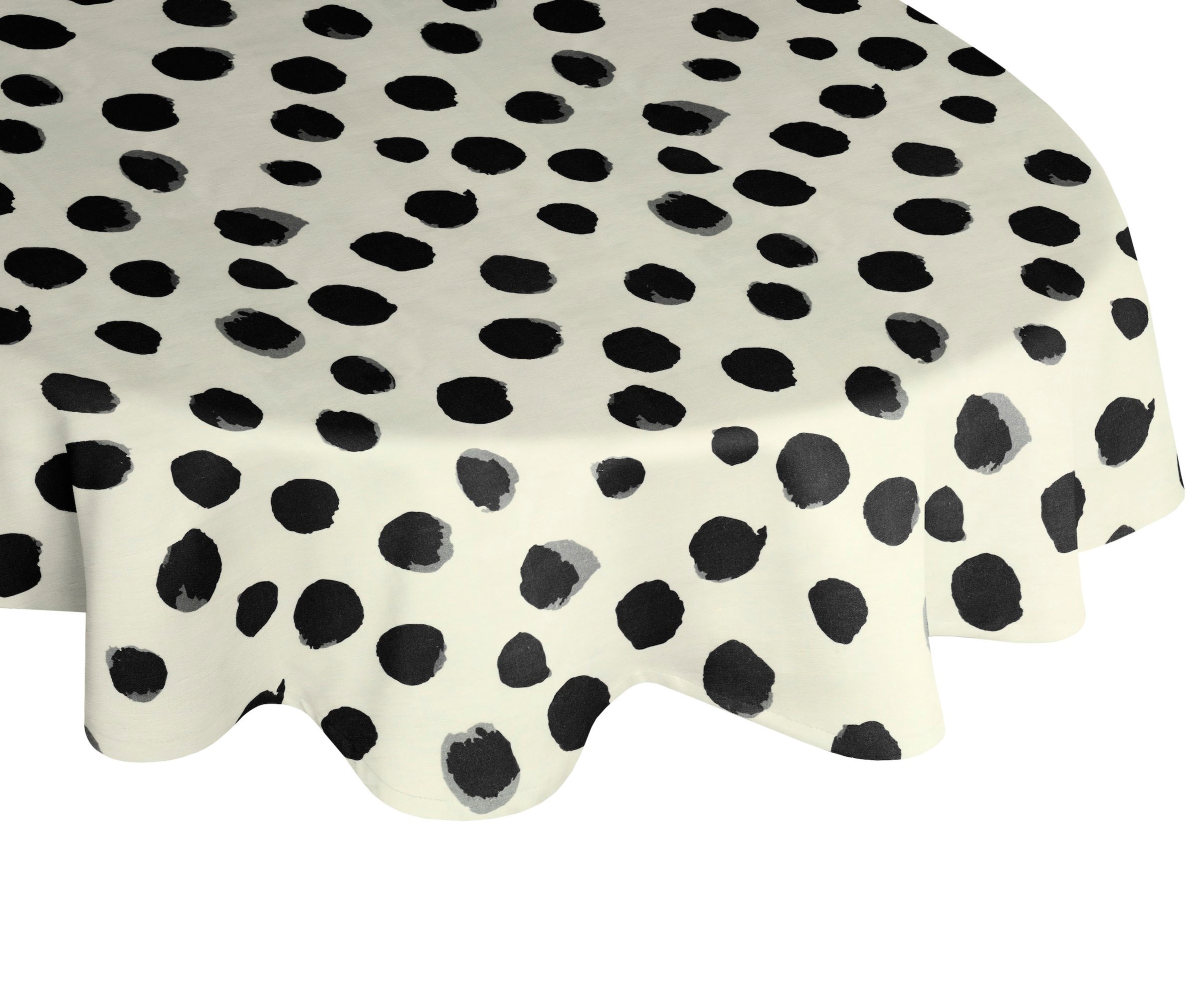 Image of Adam Tischdecke "Dots" aus Leinen und Bio-Baumwolle