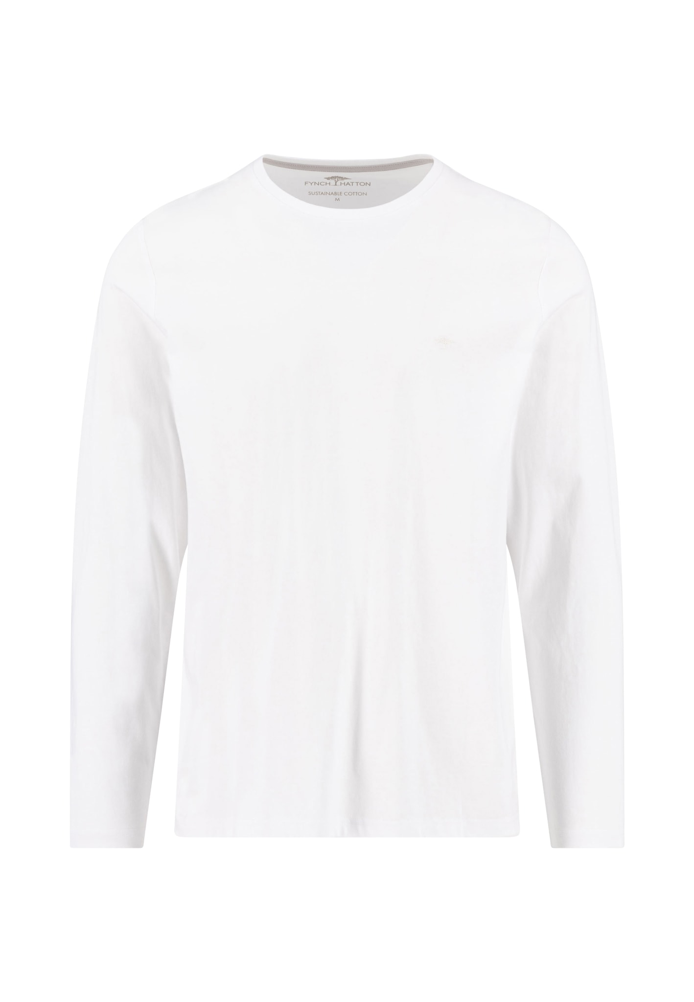 FYNCH-HATTON Langarmshirt mit Logo Stickerei