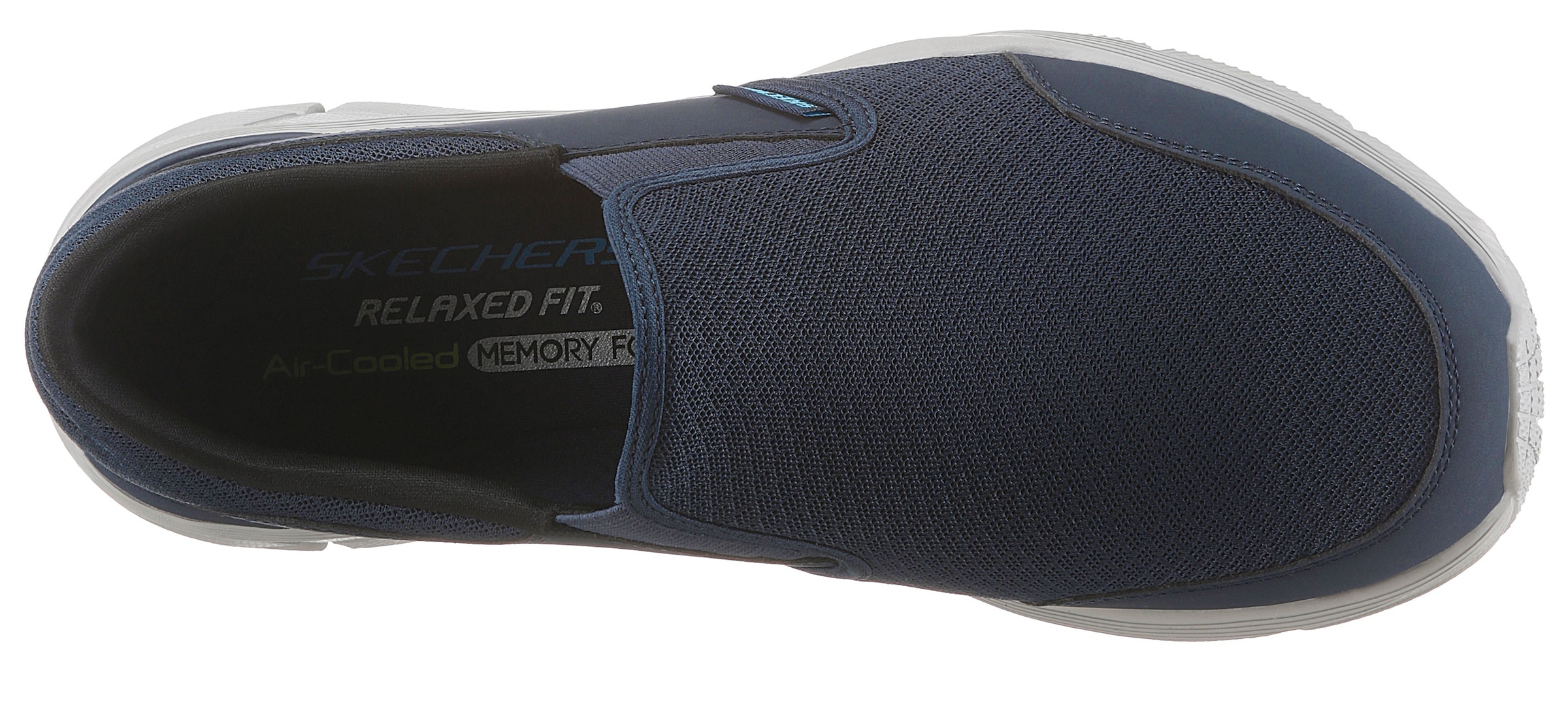Skechers Slip-On Sneaker »Equalizer«, Slipper, Freizeitschuh mit Air Cooled Memory Foam Ausstattung