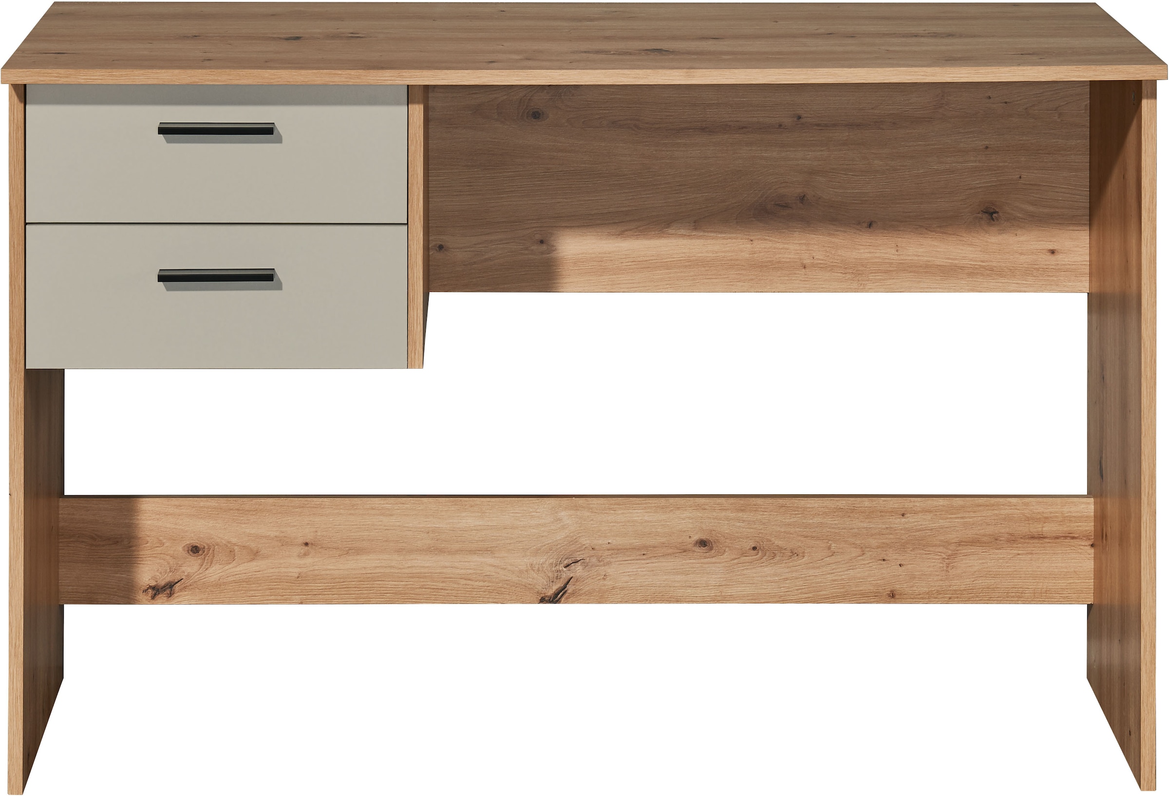 Image of BEGA OFFICE Schreibtisch "BxHxT 120x77x50 cm" 1 Stk. tlg. Breite 120cm, Vollauszug für Schubkästen