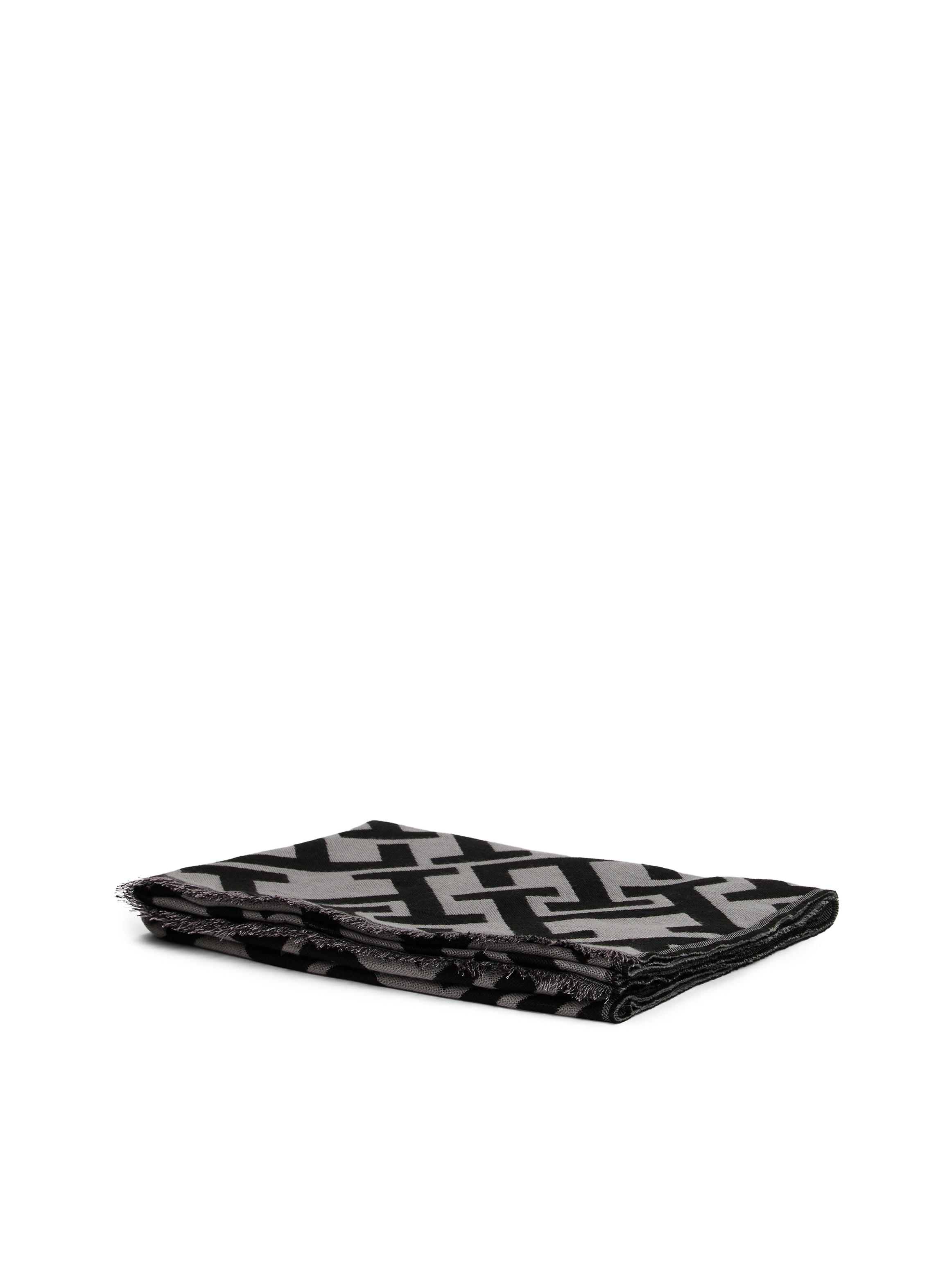 Tommy Hilfiger Écharpe »TH MONOGRAM HEAVY« mit kleinen Franzen an den Enden