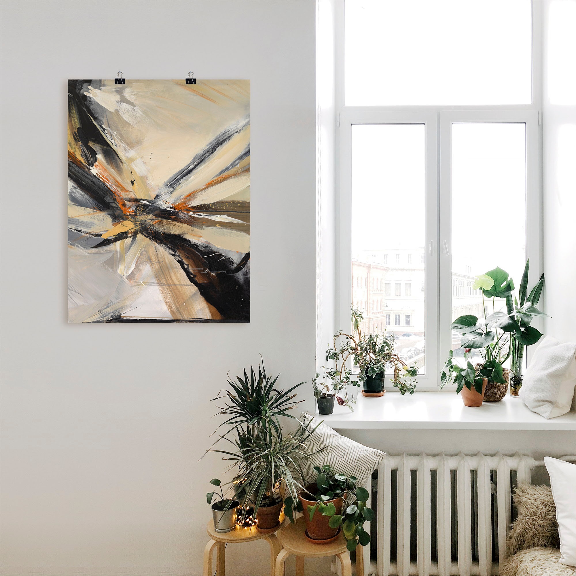 Artland Fresque murale »Abstrakt III« 1 cuis tlg. als Leinwandbild, Poster in verschied. Grössen