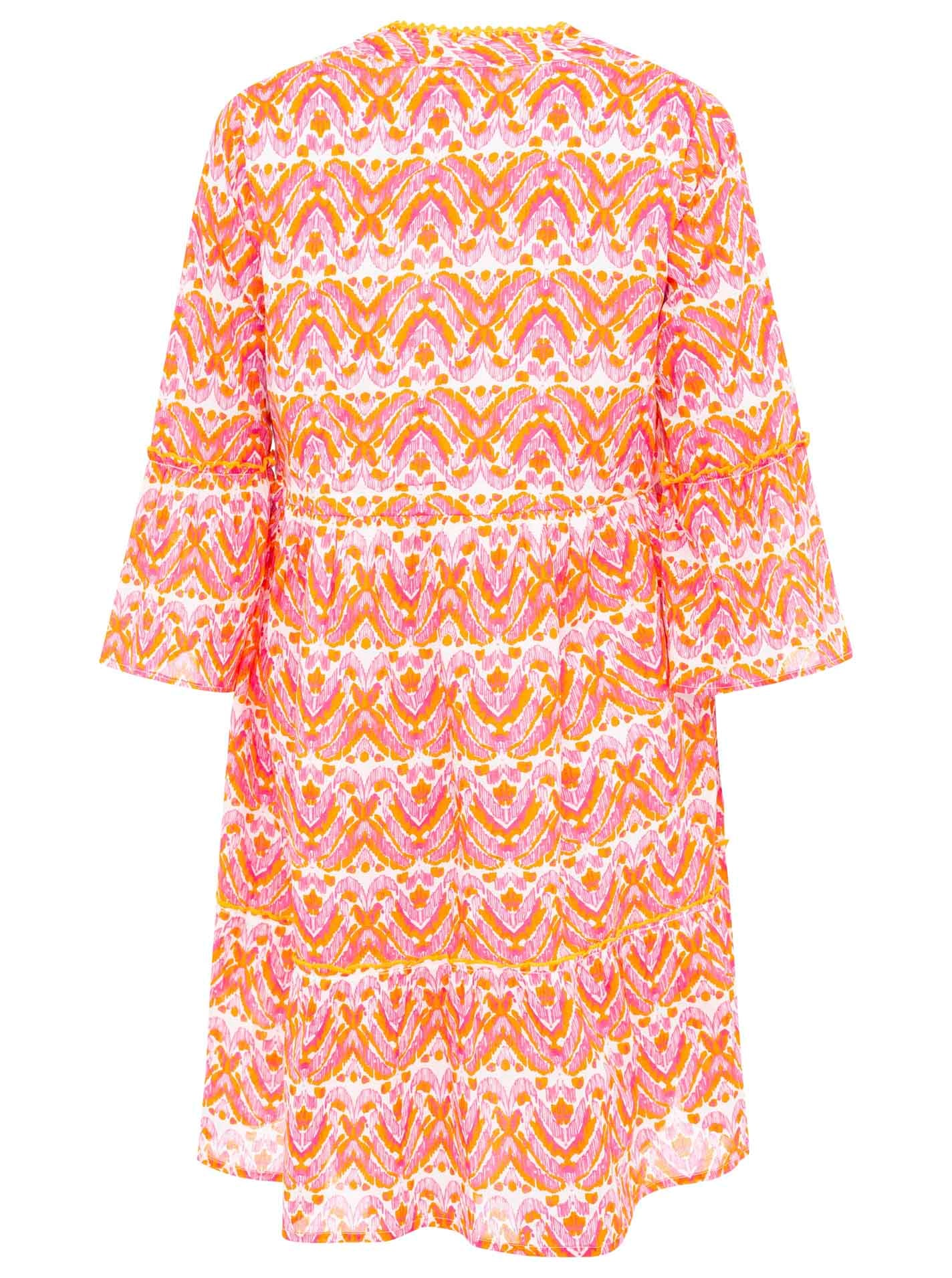 Zwillingsherz Sommerkleid »"Joyful"«, mit Tasseln, Trompeten Ärmeln und Eingriffstaschen