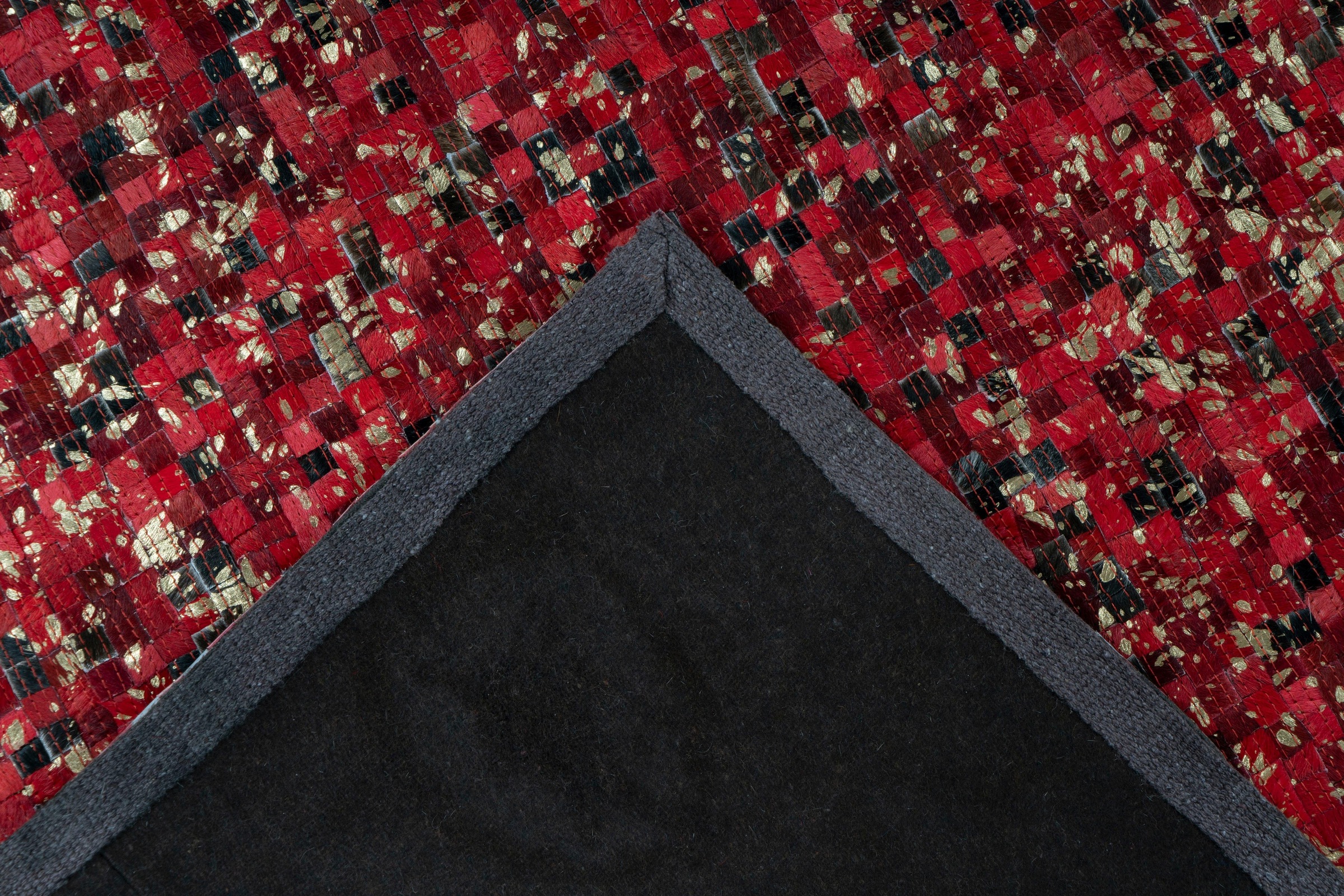 calo-deluxe Fellteppich »Vezzana 615«, rechteckig, 5 mm Höhe, echtes Rinderfell, Wohnzimmer