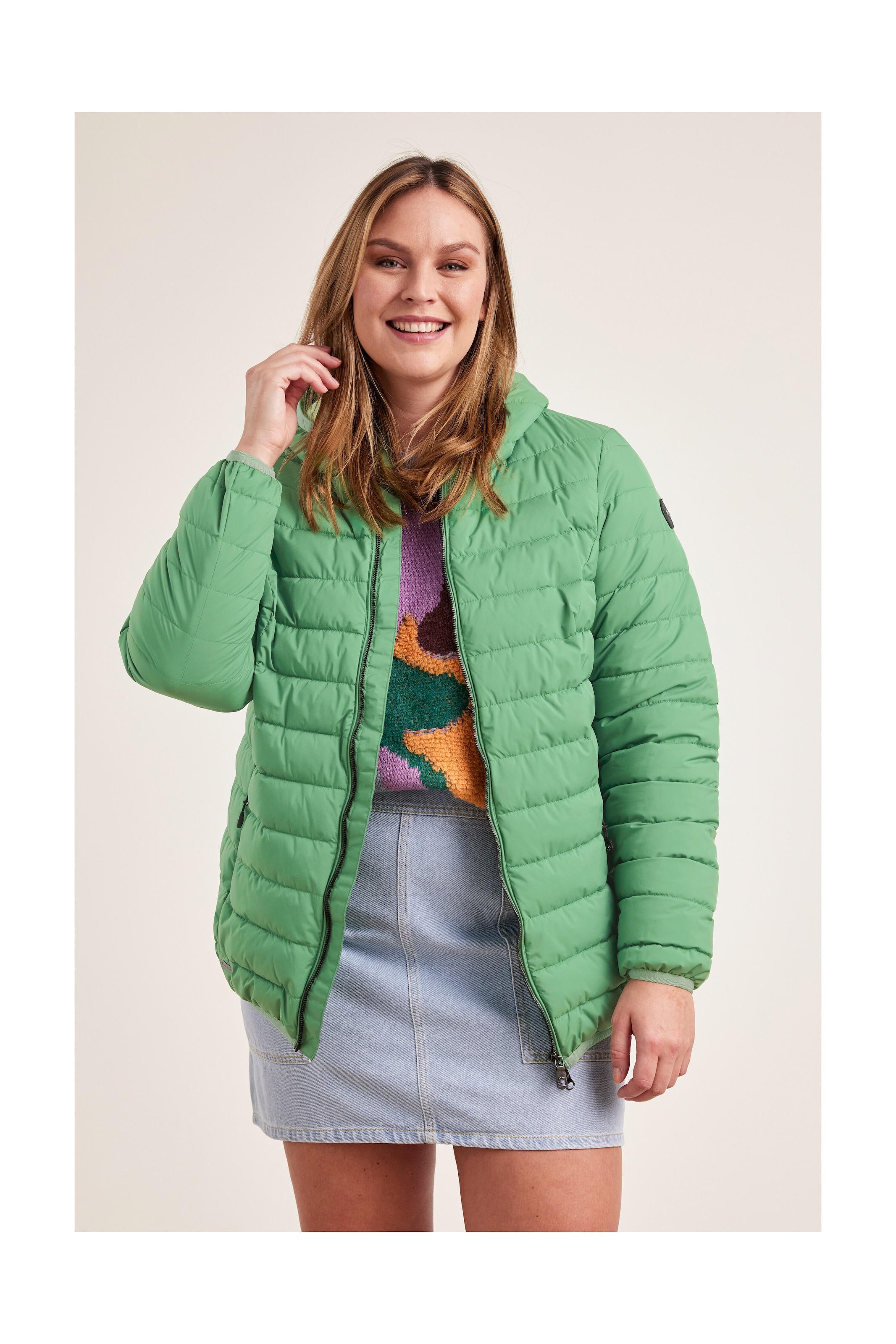 STOY Steppjacke »STS 3 WMN QLTD JCKT«, atmungsaktive, wasserabweisende Damen Steppjacke in grossen Grössen