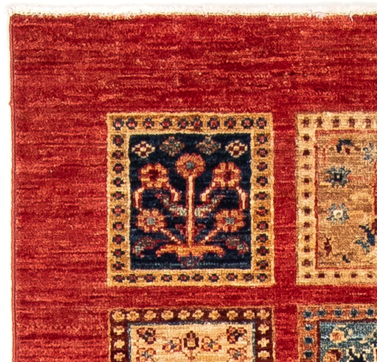 morgenland Orientteppich »Ziegler - 245 x 75 cm - rot«, rechteckig, Wohnzimmer, Handgeknüpft, Einzelstück mit Zertifikat
