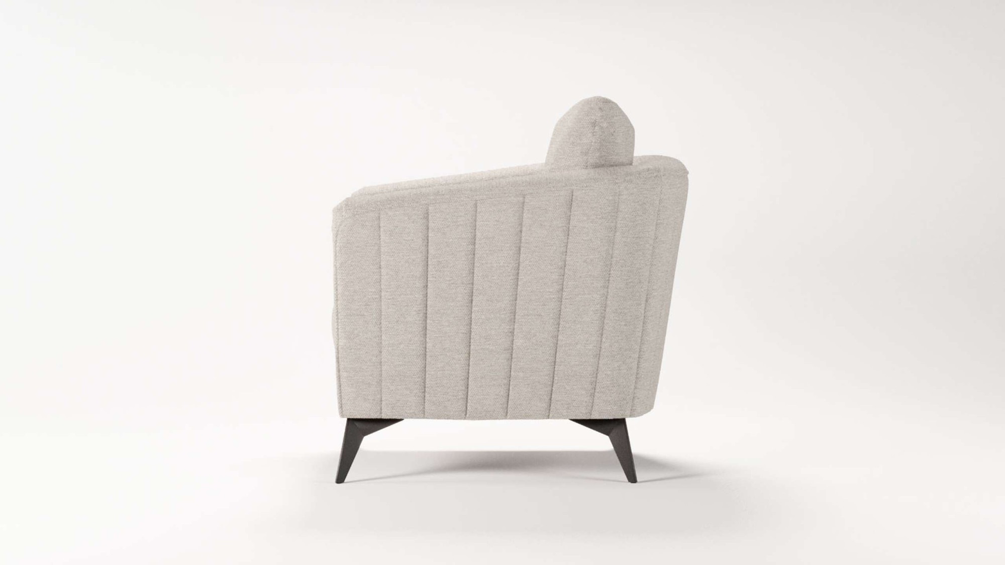 Places of Style Cocktailsessel »MATTHEW Sessel, Masse B/T/H: 83/85/88 cm«, modern, mit Rückenkissen