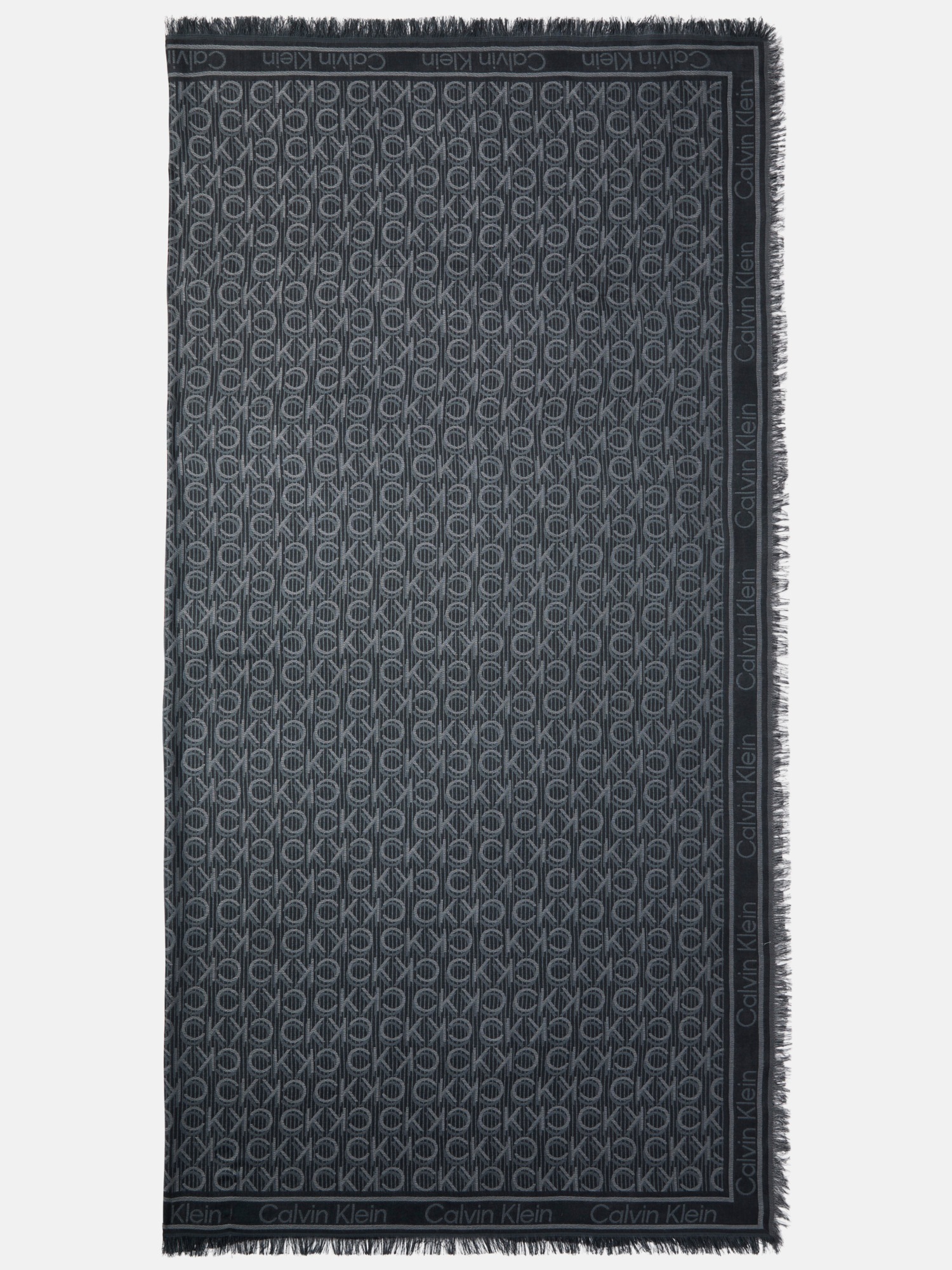 Calvin Klein Modeschal »Monogram Jaquard Schal«, Mit Markenlogoprint