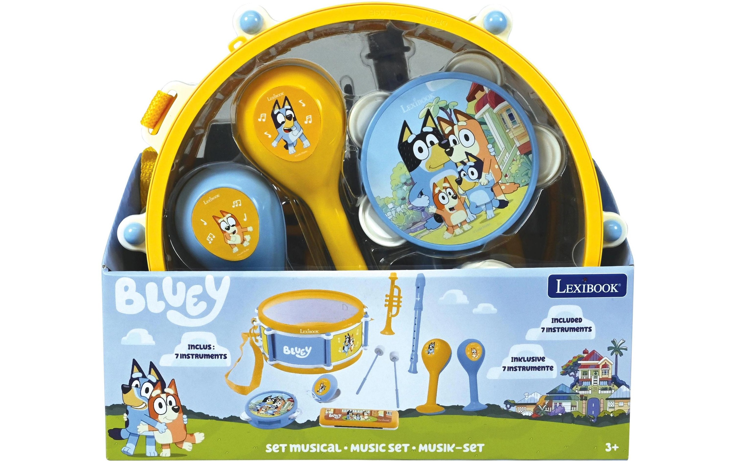 Lexibook® Jouet instrument de musique »Musikset Bluey 7-teilig«