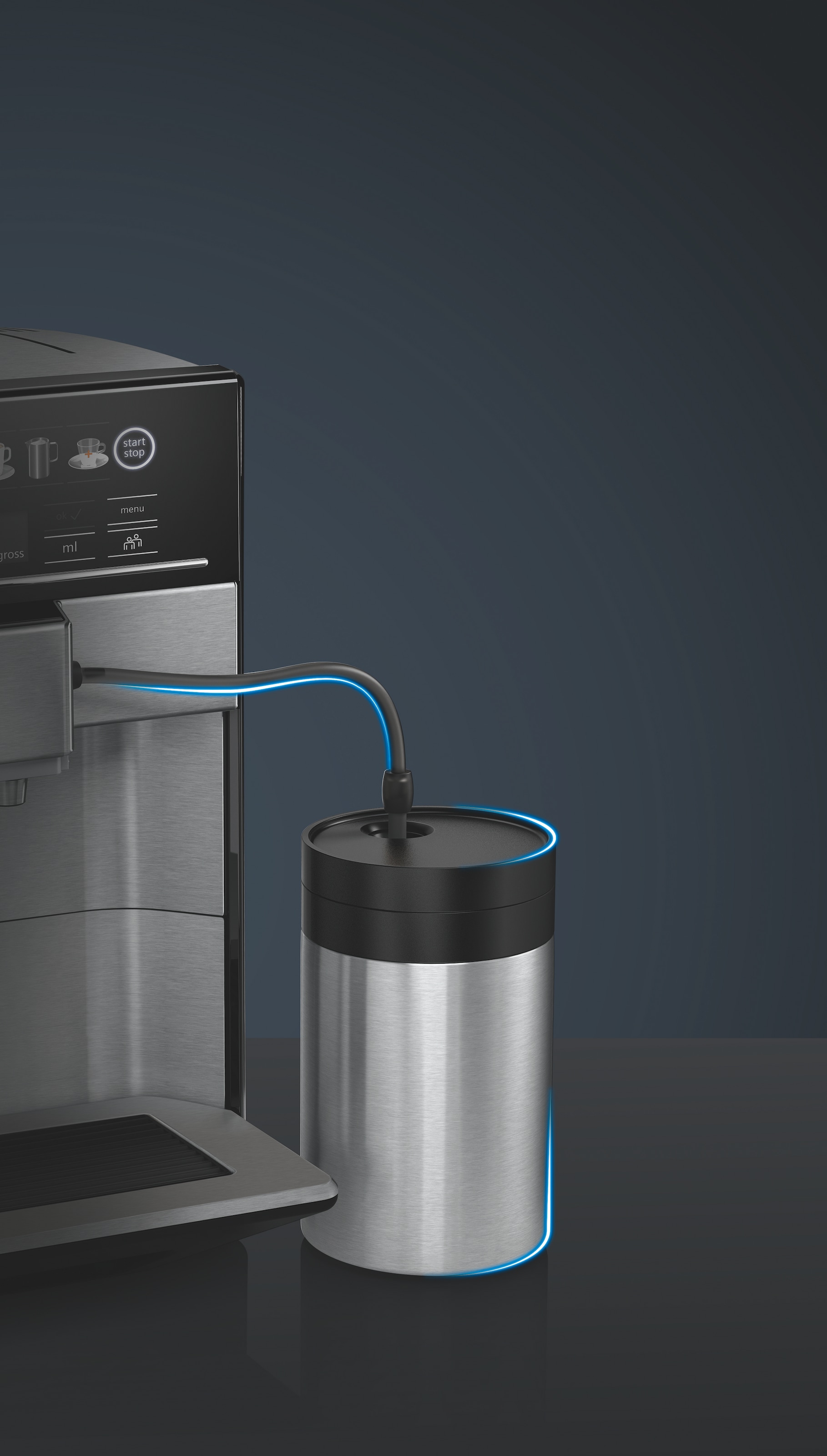 SIEMENS Isoliermilchbehälter »TZ80009N« freshLock Deckel, 0,5 l, für alle Kaffeevollautomaten der EQ. Reihe
