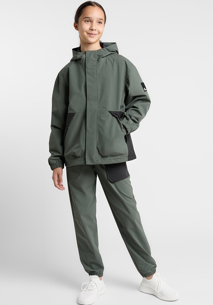 Jack Wolfskin Outdoorjacke »TEEN 2L JACKET Y«, mit Kapuze
