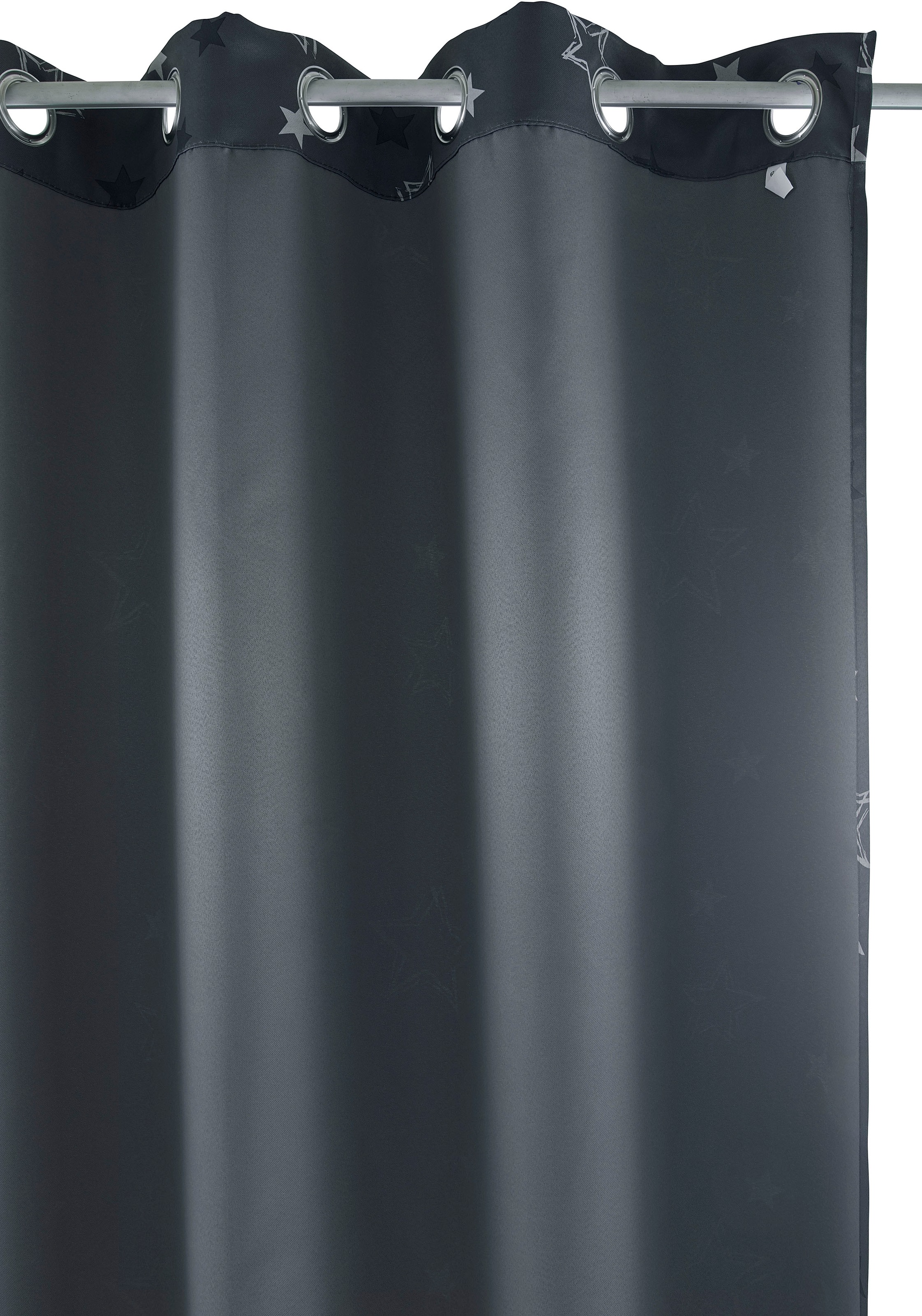 my home Vorhang »STARRY« Ösen 1 Stk. tlg. bedruckt, blickdicht, verschiedene Grössen