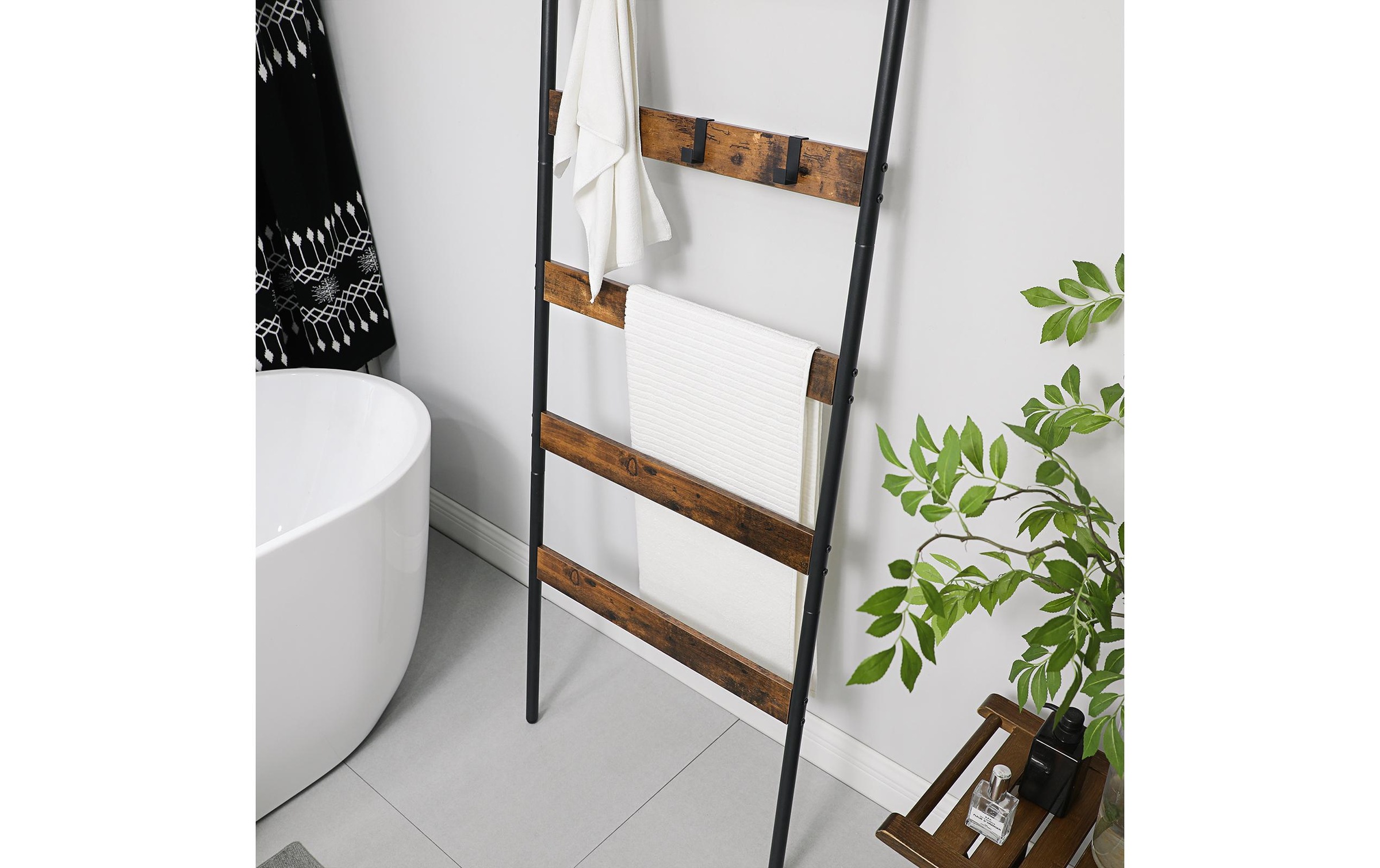 VASAGLE Étagère »65 x 178 cm Braun/Schwarz«