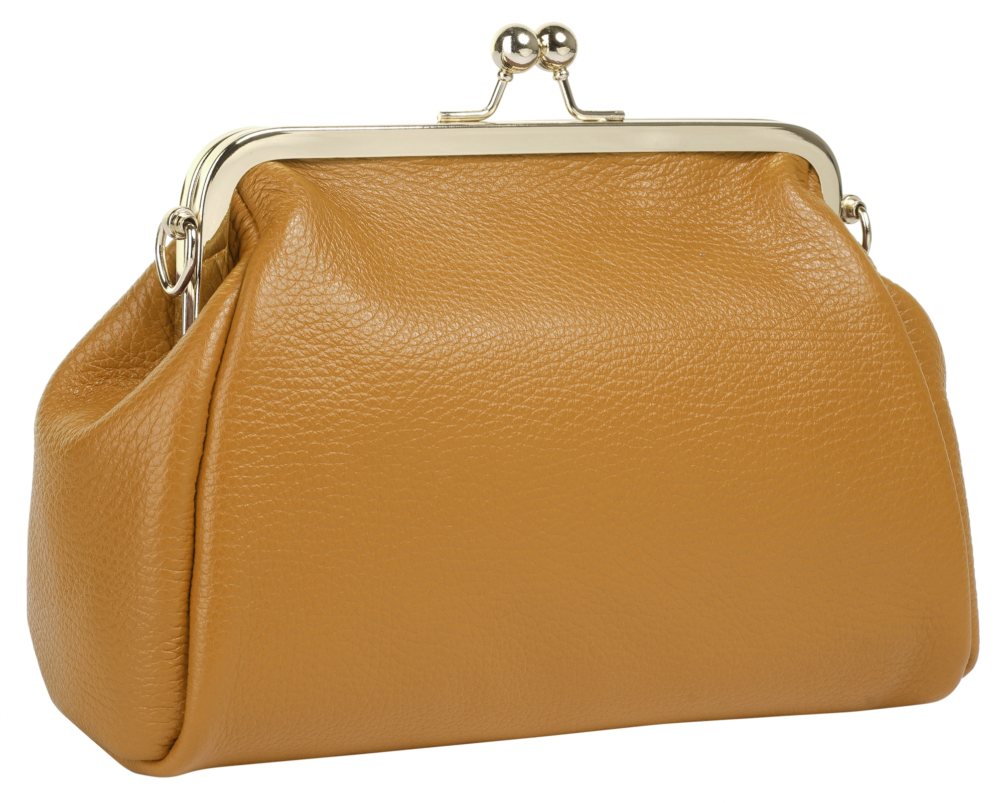 Cluty Abendtasche, echt Leder, Made in Italy