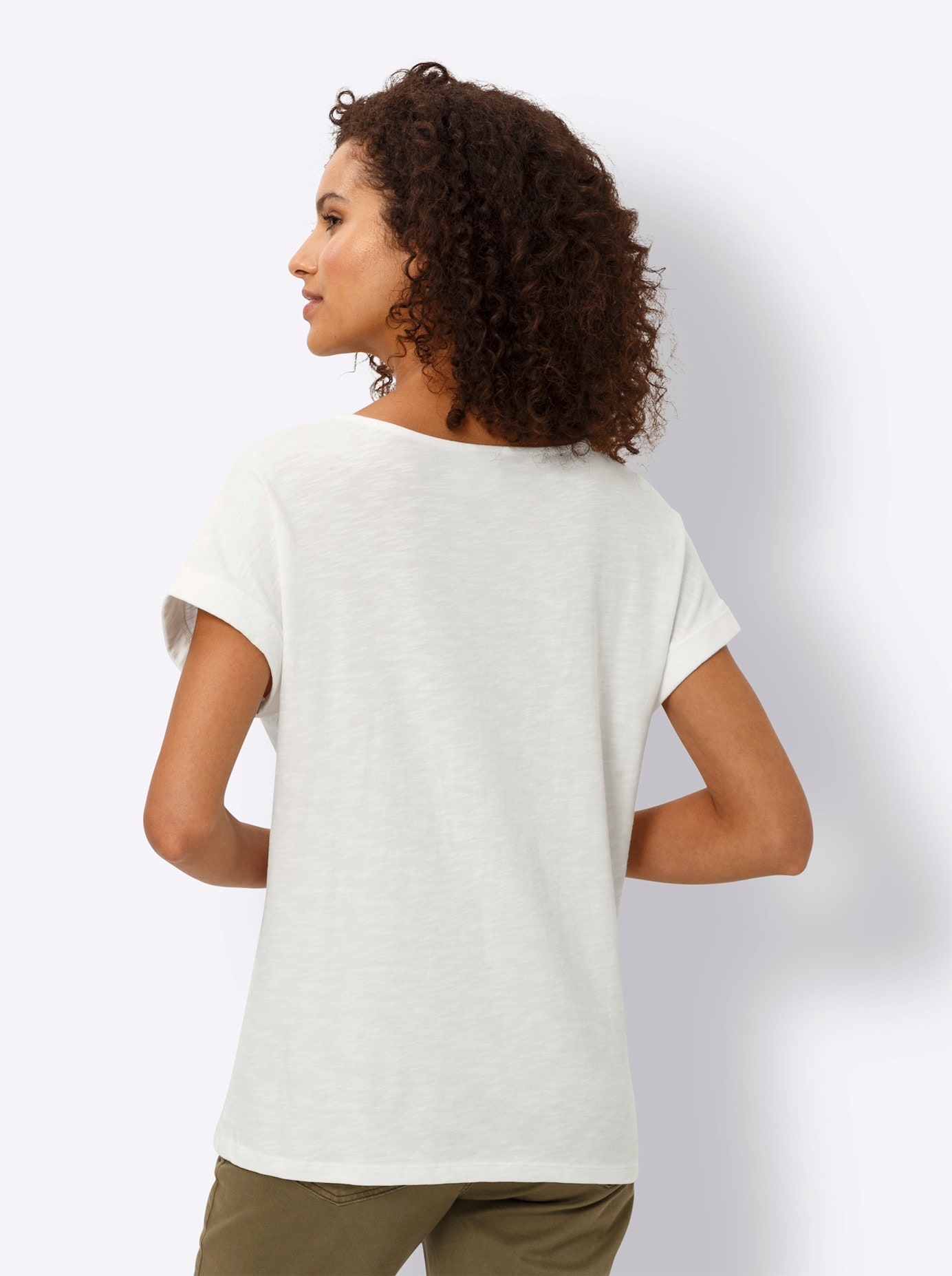 heine V-Shirt »Shirt«, (1 tlg.)