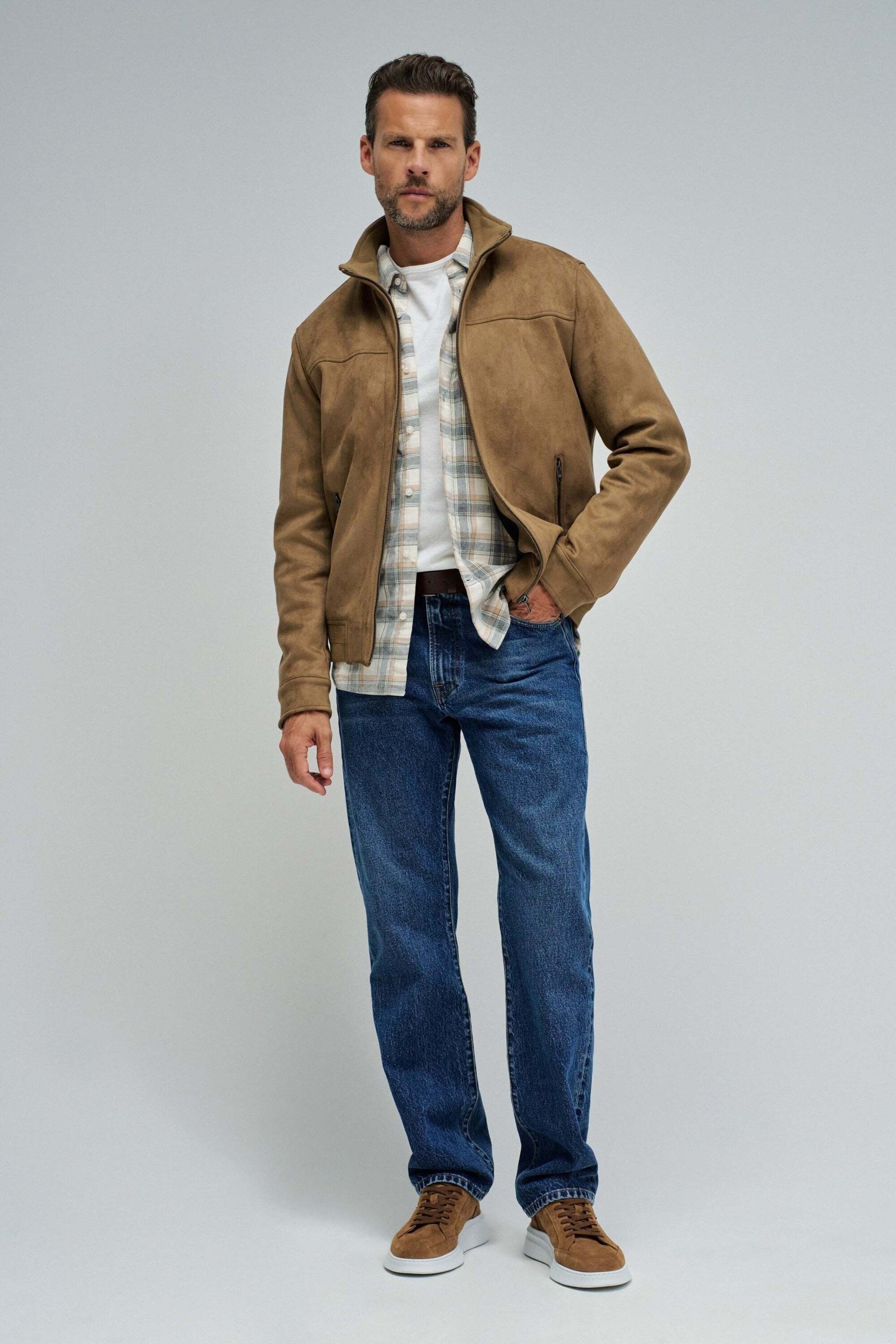 Salsa Veste en imitation cuir »Salsa Jeans Kunstlederjacke Faux Suede«