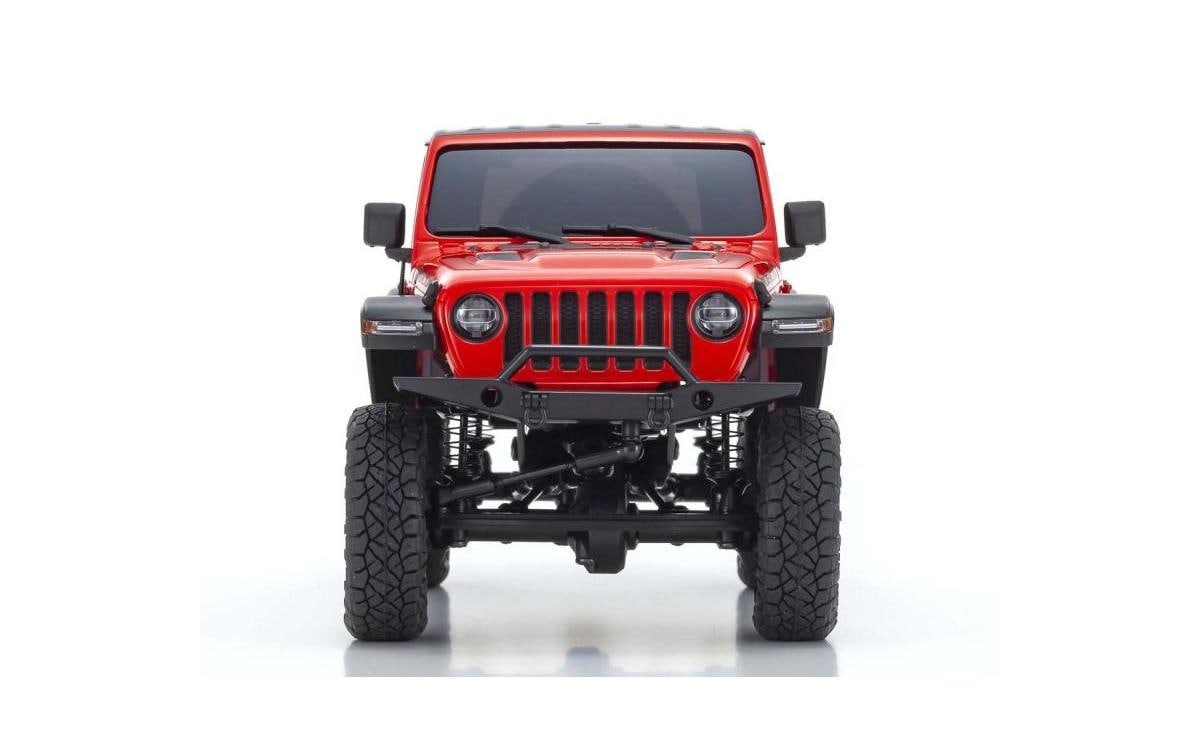 RC-Monstertruck »Kyosho Mini-Z Jeep Wrangler Rubicon, Rot ARTR«, Lackiert