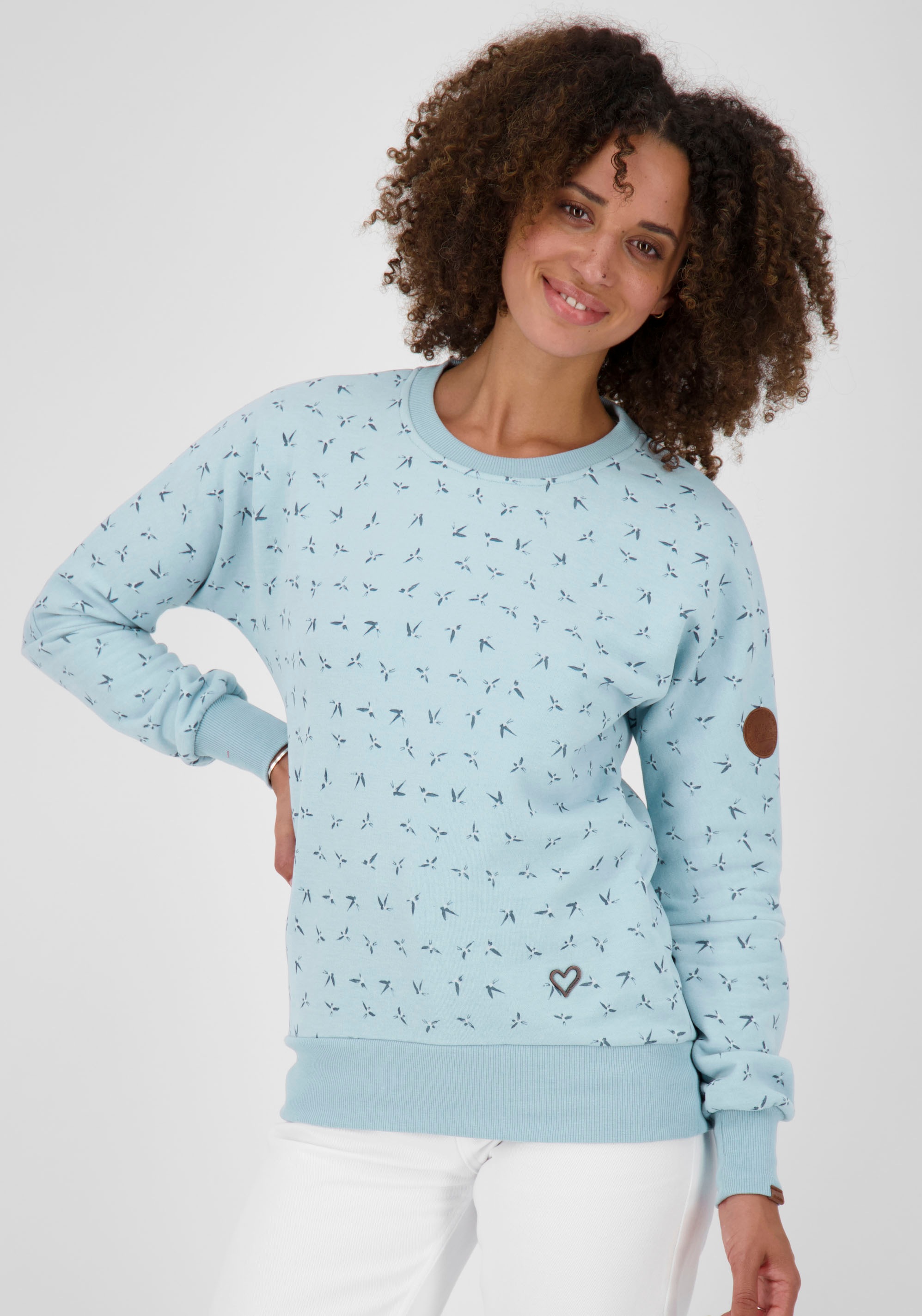 Alife & Kickin Sweatshirt »DarlaAK B«, cooler Crewneck-Sweater mit Allover-Print kaufen