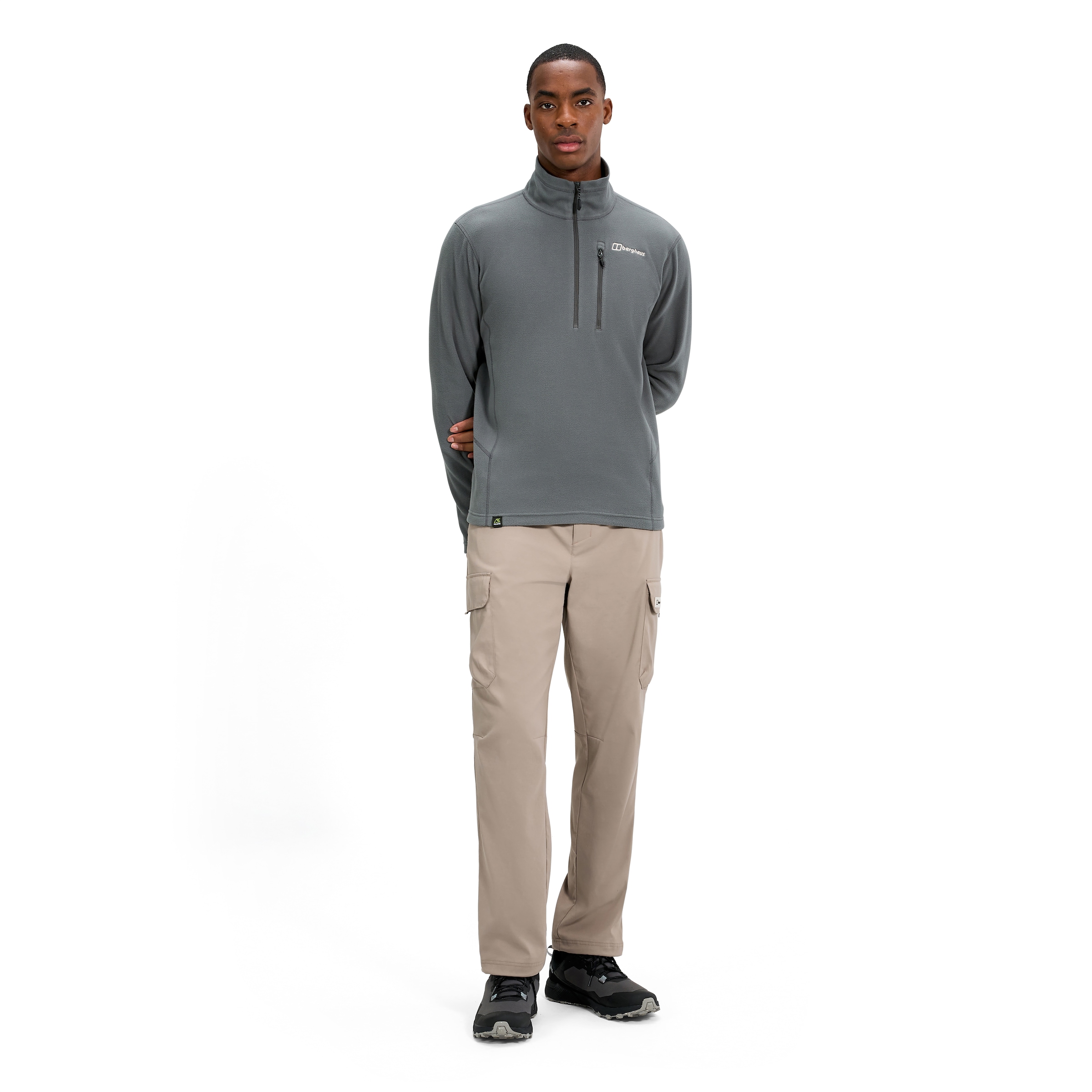 Berghaus Pull en maille polaire aus Polyester, mit Half-Zip, aus Polartec® Classic Microfleece