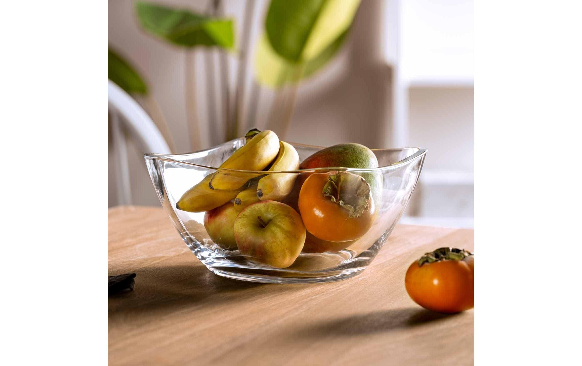 LEONARDO Schüssel »Piazza 1 Stück Transparent«, 1 tlg., aus Glas