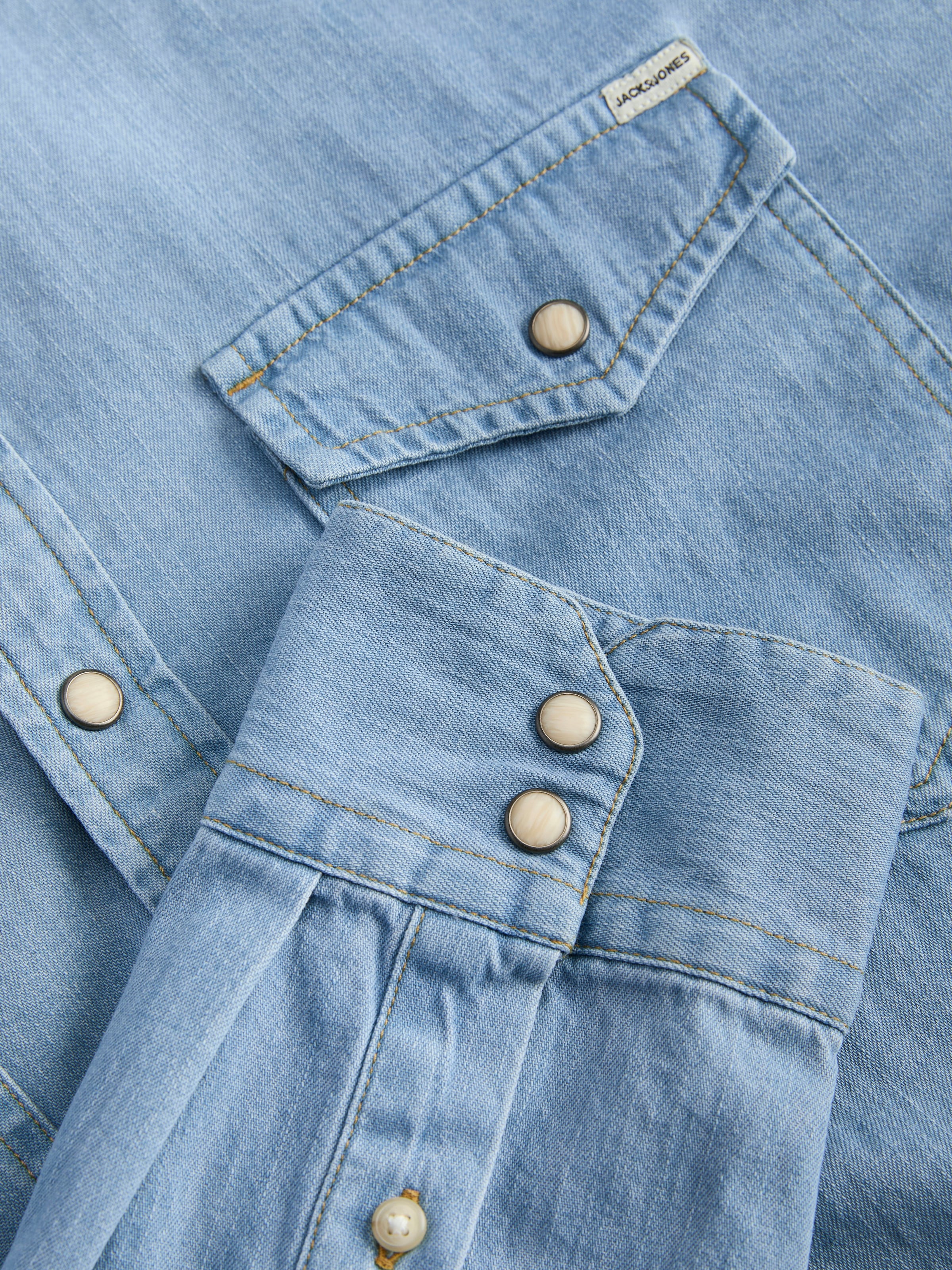 Jack & Jones Chemise à manches longues »JJESHERIDAN SHIRT L/S NOOS« mit angesetzter Brusttasche