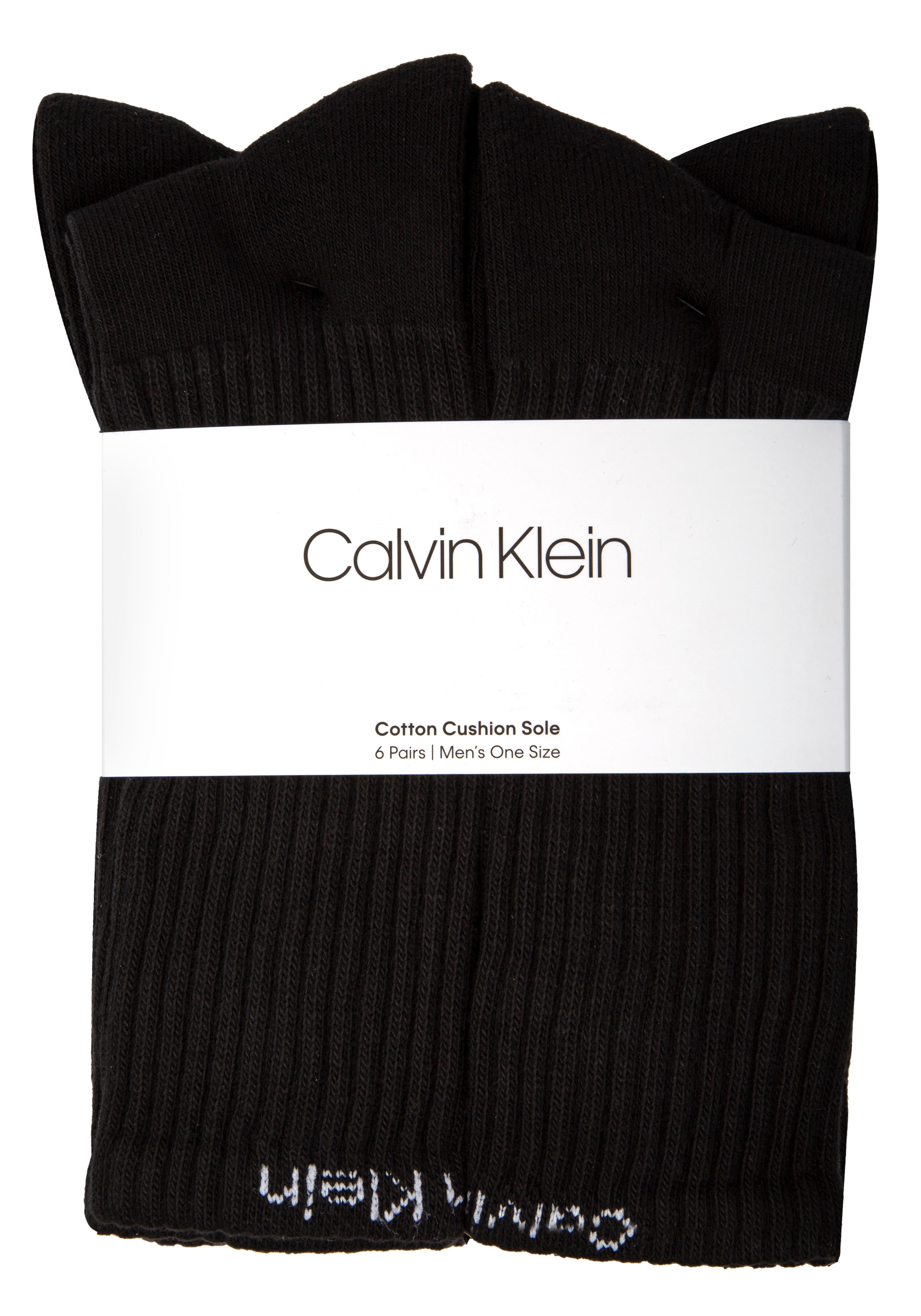 Image of Calvin Klein Tennissocken »Crew«, (6 Paar), mit geripptem Schaft bei Ackermann Versand Schweiz