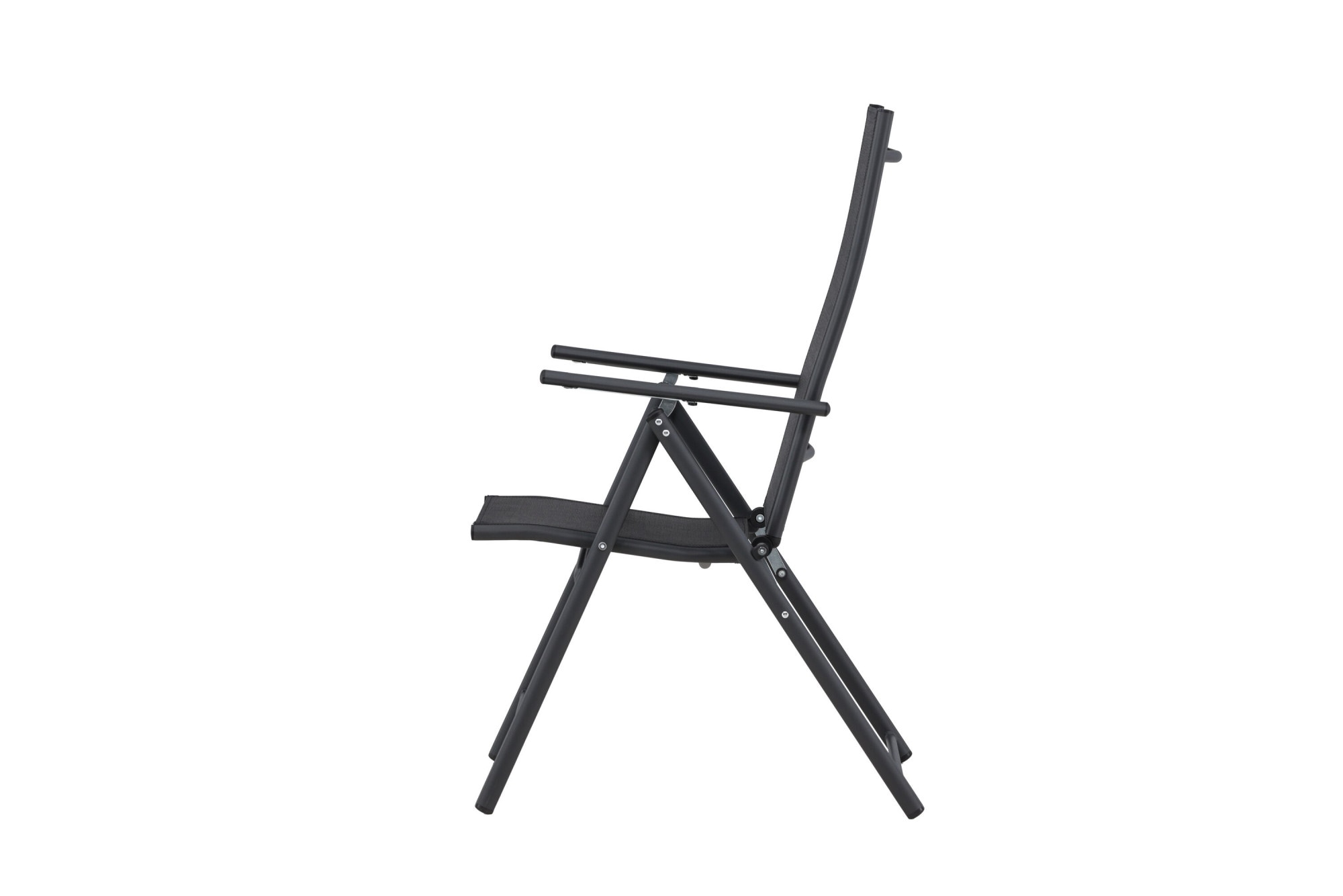Venture Home Chaise de jardin »Levanzo, 2er-Set Gartenstühle klappbar, belastbar bis 110 kg« () Stuhlset, Stahlrahmen, Textilene-Sitz, klappbar, verstellbare Lehne