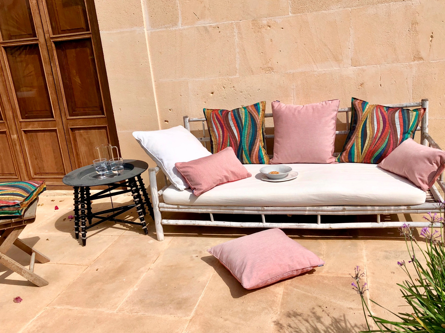 H.O.C.K. Dekokissen »Peggy« Outdoor geeignet, Kissenhülle mit Füllung, 1 Stück