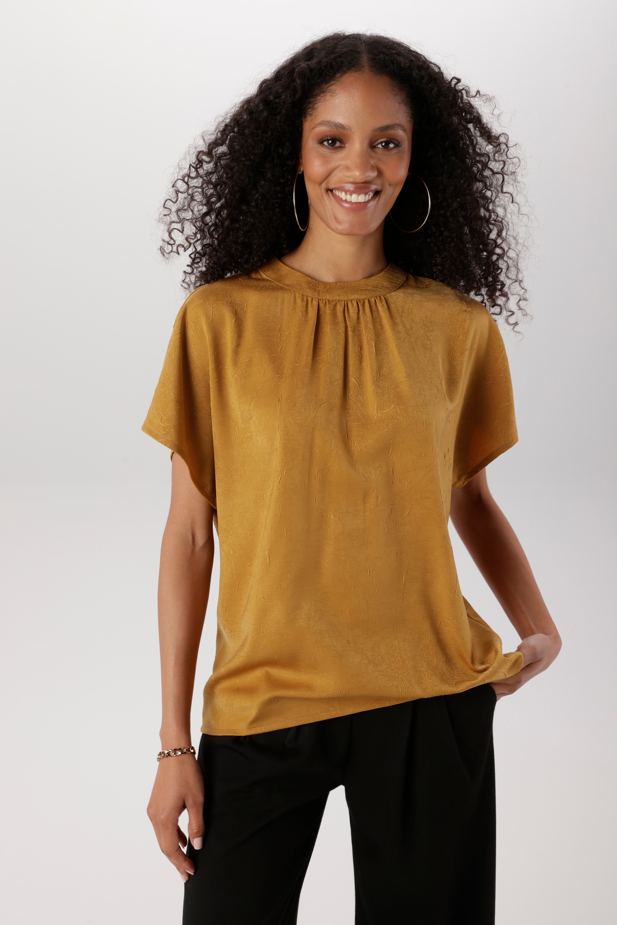 Image of Aniston SELECTED Schlupfbluse in extra weiter Form und weicher Crinkleware - NEUE KOLLEKTION