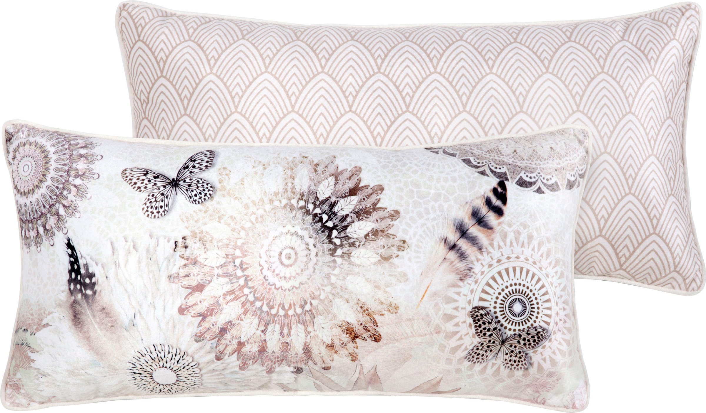 Image of hip Dekokissen »Kaskae«, (1 St., 1 30x60 cm Dekokissen - Mit biese), Mandala bei Ackermann Versand Schweiz