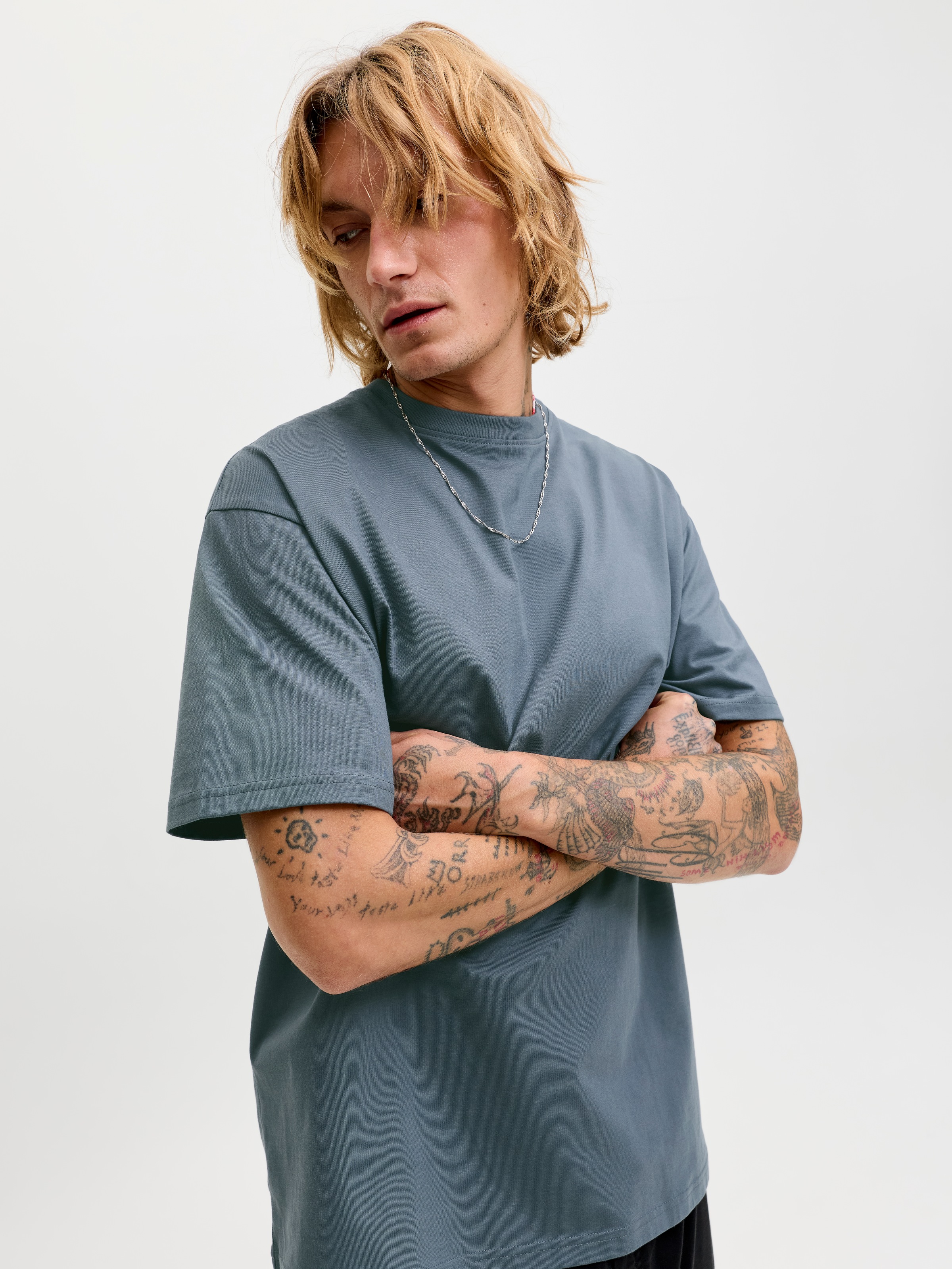 Jack & Jones Rundhalsshirt »JJEORGANIC RELAXED TEE SS O-NECK NOOS« Baumwolle, relaxed fit
