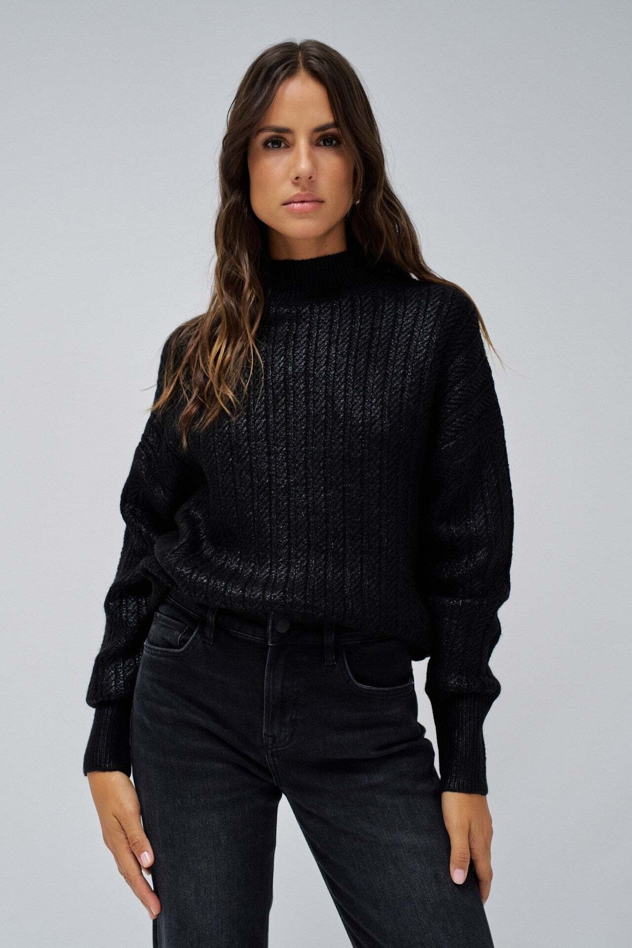 Salsa Strickpullover »Salsa Jeans Sweatshirt Shimmer Sweater«