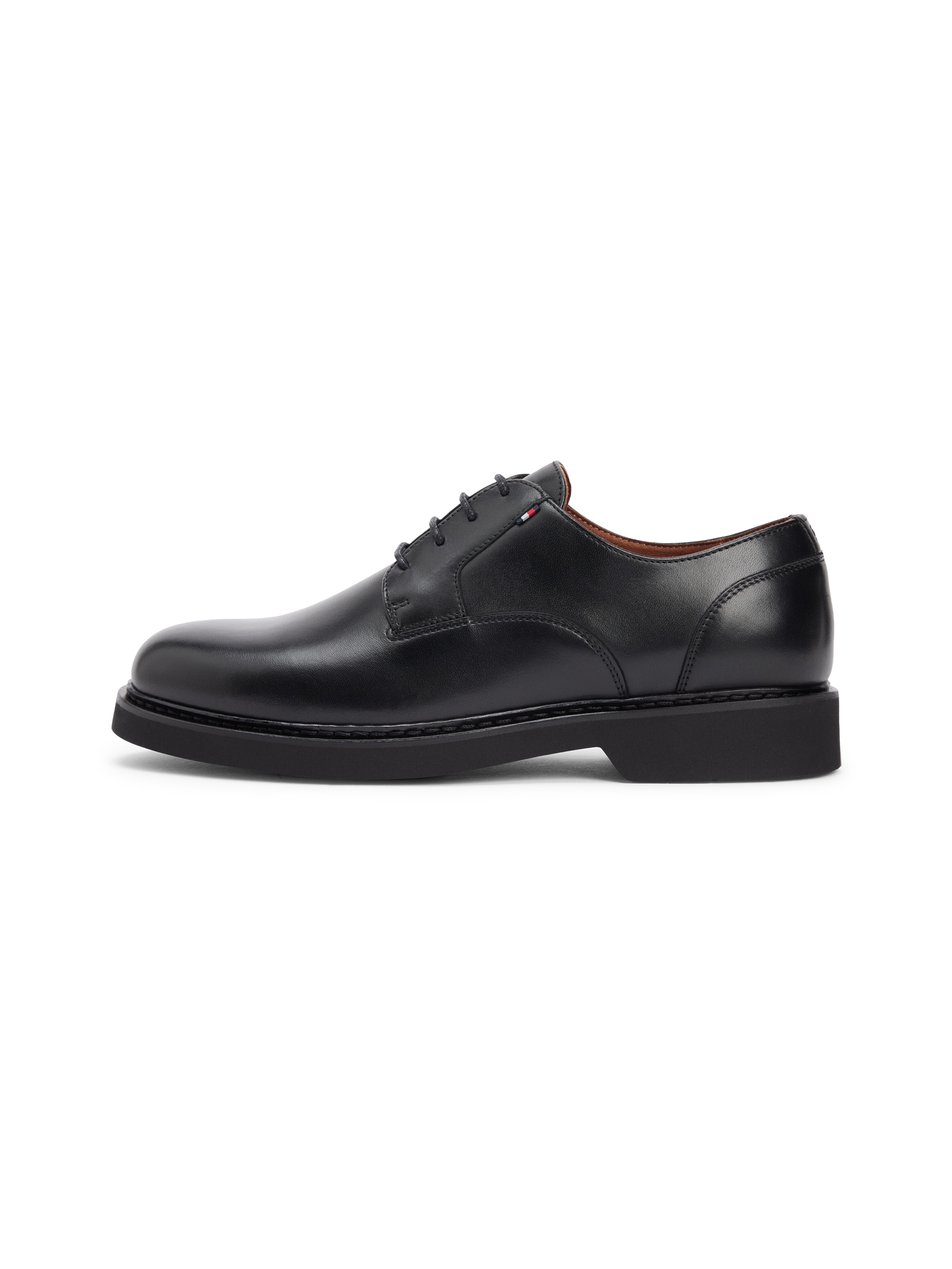 Tommy Hilfiger Schnürschuh »HILIFGER ULTRALIGHT LHT SHOE«  Blockabsatz, Festtagsschuh, Abendschuh mit Flaggen-Label