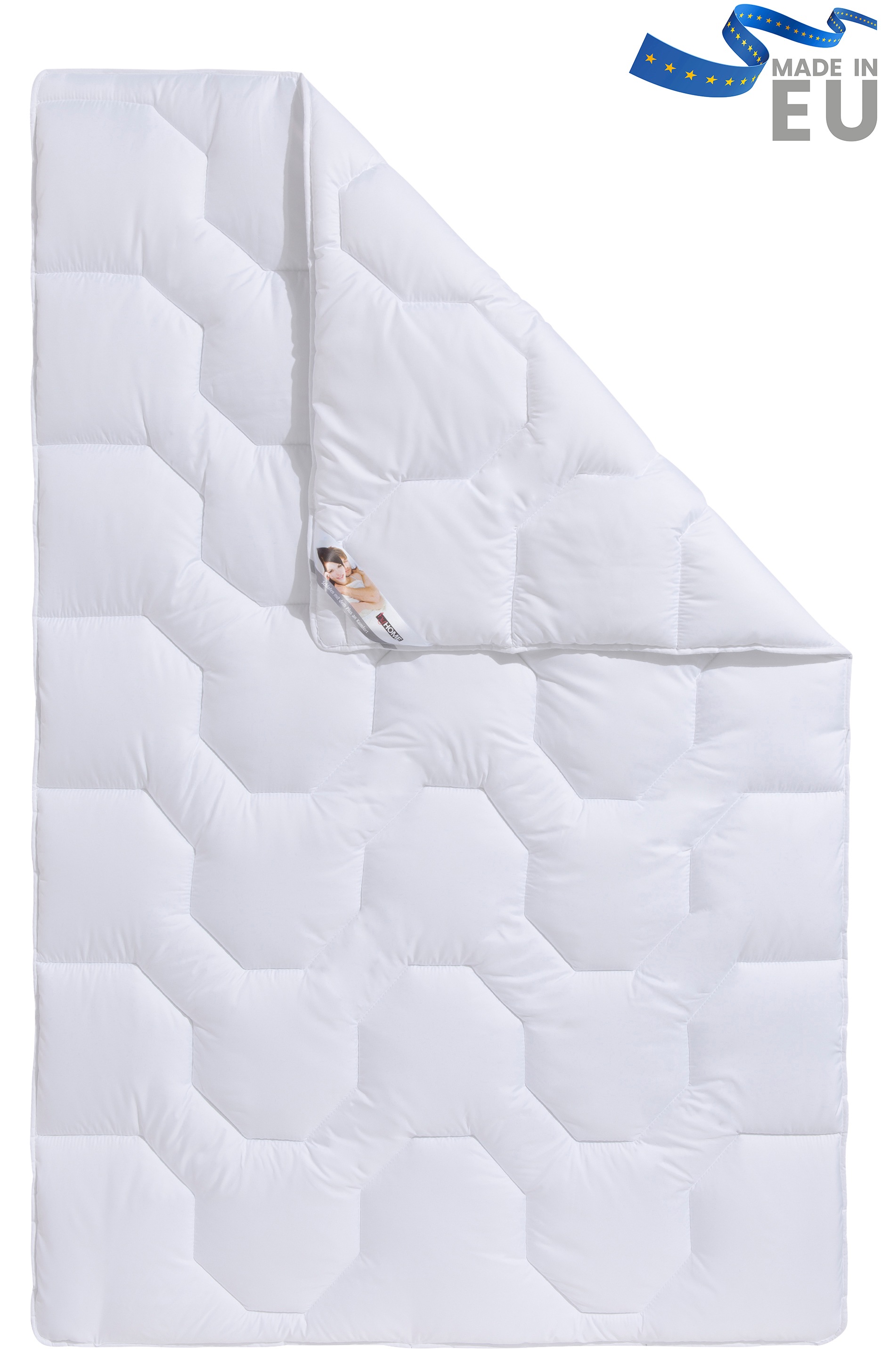 my home Couette microfibre »Rike, Bettdecke 135x200 cm, 155x220 cm« normal Füllung Polyester Bezug Polyester 1 cuis tlg. Bettdecken, Sommer, Winter, 4 Jahreszeiten, Decke kochfest bis 95°C