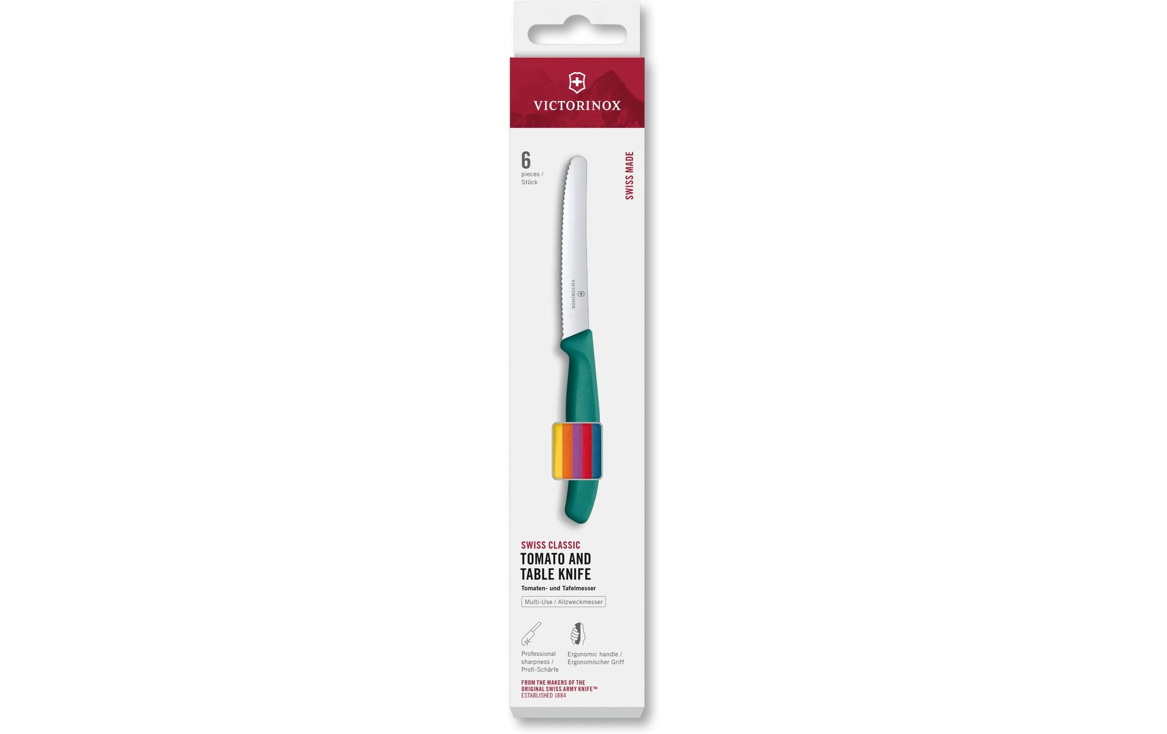 Image of Victorinox Messer-Set "Swiss Classic, 6-teilig, 11 cm, assortiert, Box"