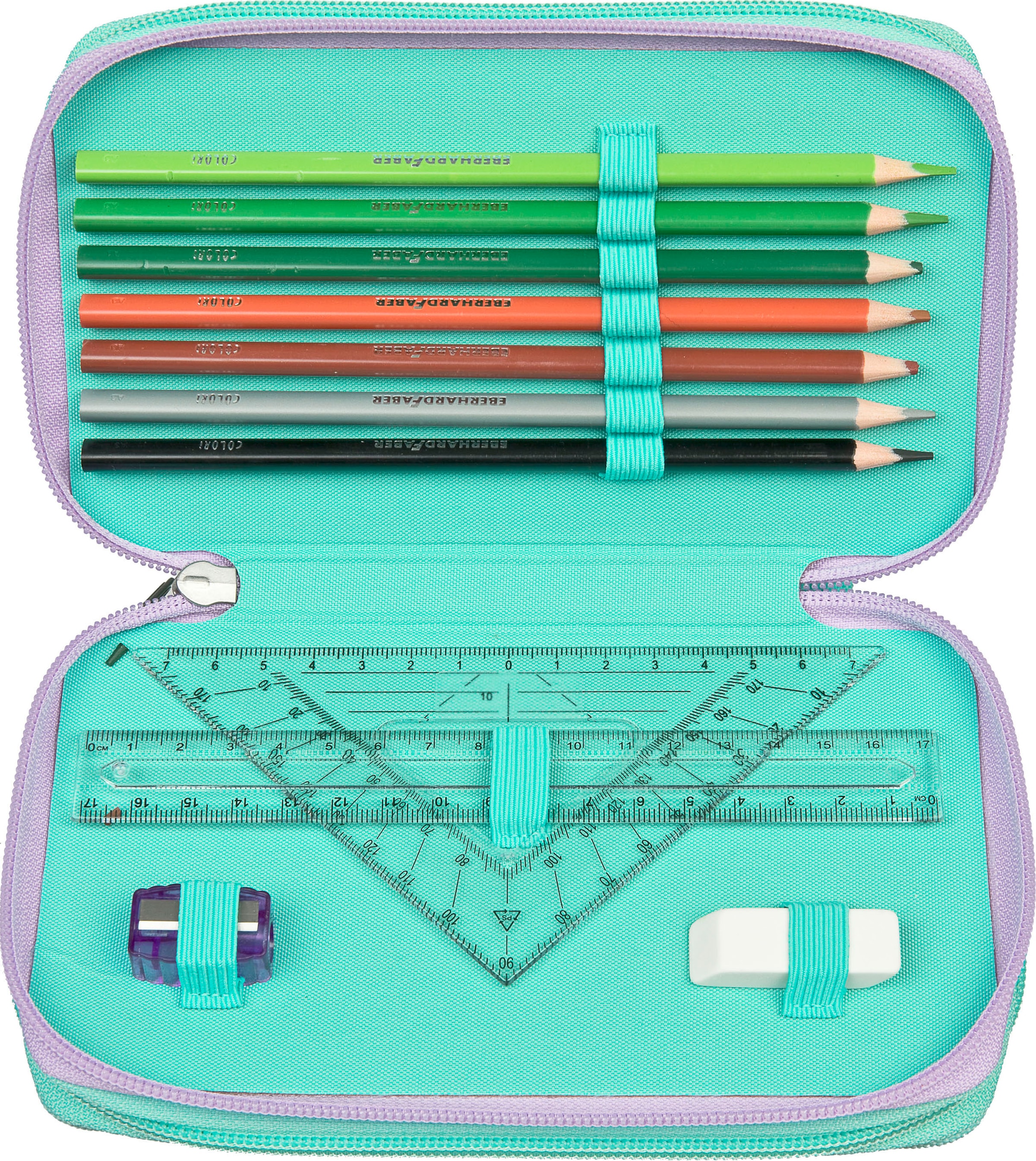 Scooli Trousse à crayons »Tripledecker, Butterfly Wishes«