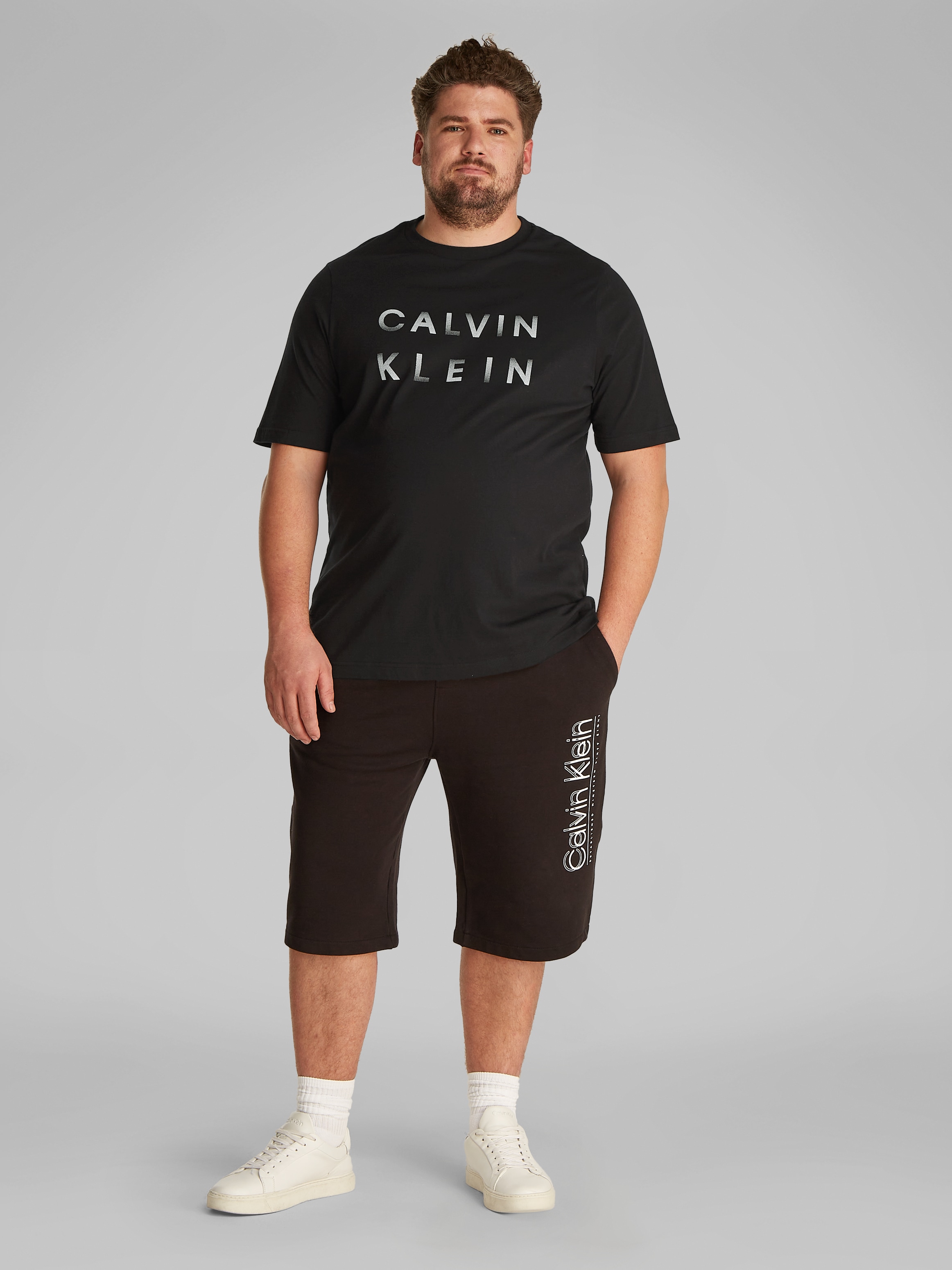 Calvin Klein Big&Tall T-Shirt »BT_CP-ENLARGED LOGO T-SHIRT«, in grossen Grössen