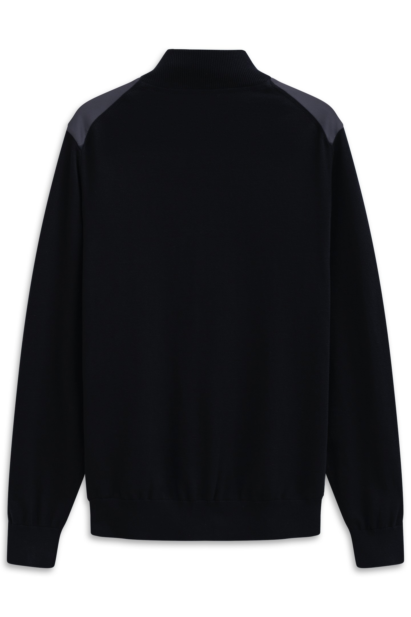 bugatti Veste en tricot »Regular Fit« mit Stehkragen und Reissverschlusstaschen