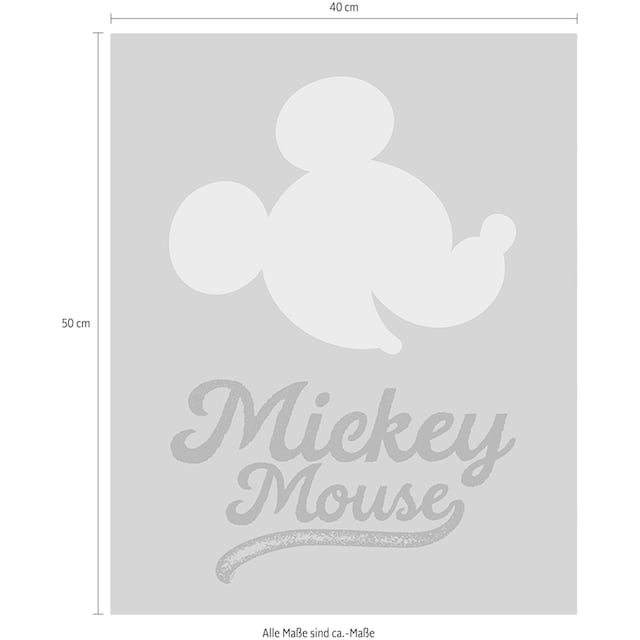 Schlafzimmer, ligne ✌ Mouse Komar Disney, Poster »Mickey Kinderzimmer, (1 Acheter en Wohnzimmer Green St.), Head«,