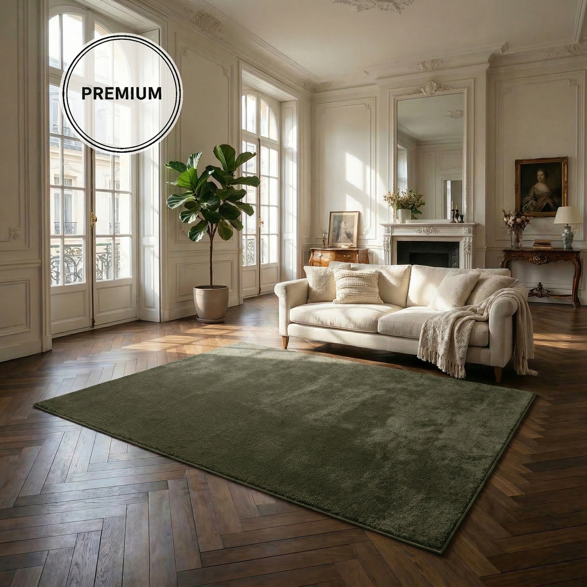 GOODproduct Teppich »Cali, in Standard- und Premium-Qualität, 13 mm oder 16 mm Höhe« rechteckig Uni-Farben, kuschelig, & weich, waschbar, Wohnzimmer, Schlafzimmer