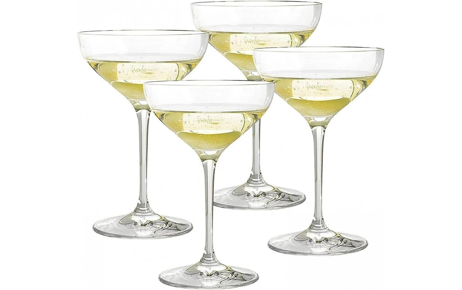 Image of Eulenspiegel Champagnerglas "Spiegelau Champagnerglas 250 ml, 4 Stück, Transparent" Aromaentfaltung, Brillianz, Klangvoll, Kristallklar, Stossfest